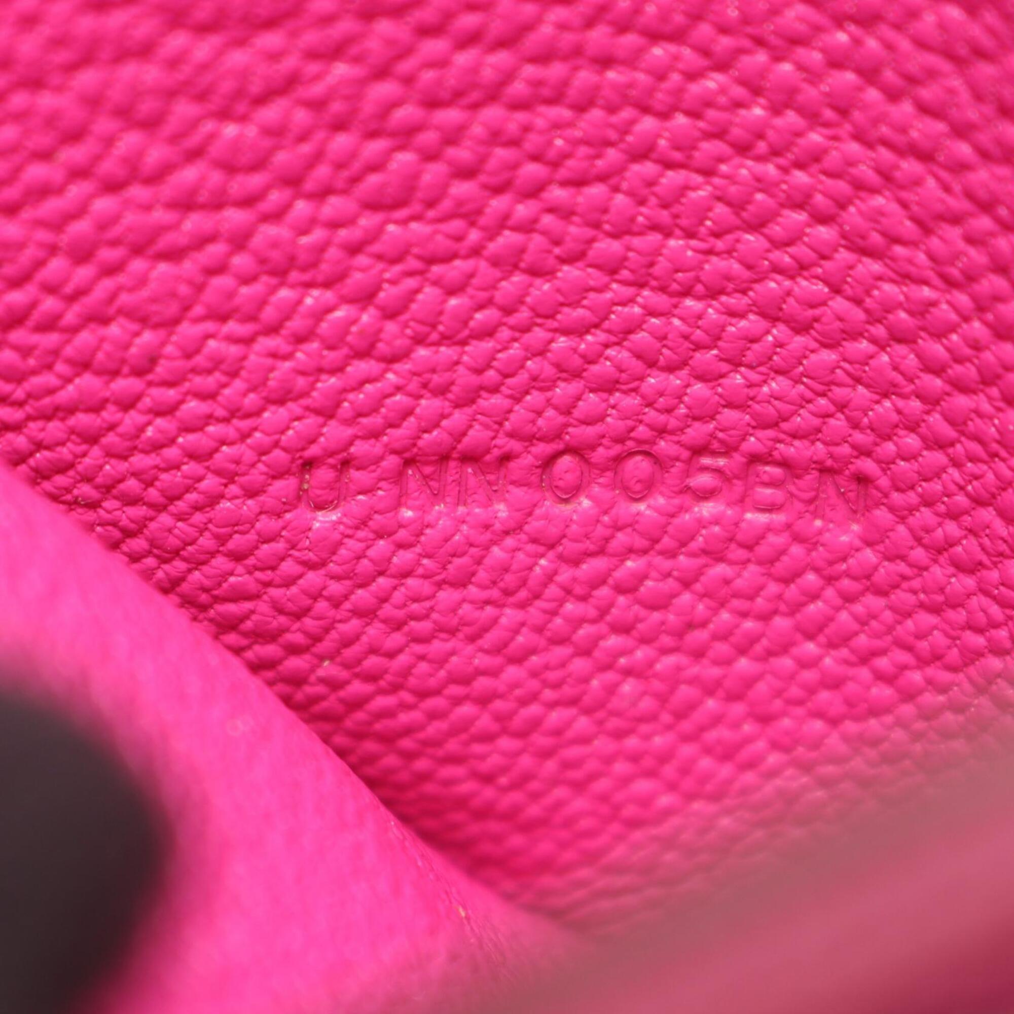 Hermes Pink Chevre Leather Wallet (Tri-Fold) (Pre-Owned)