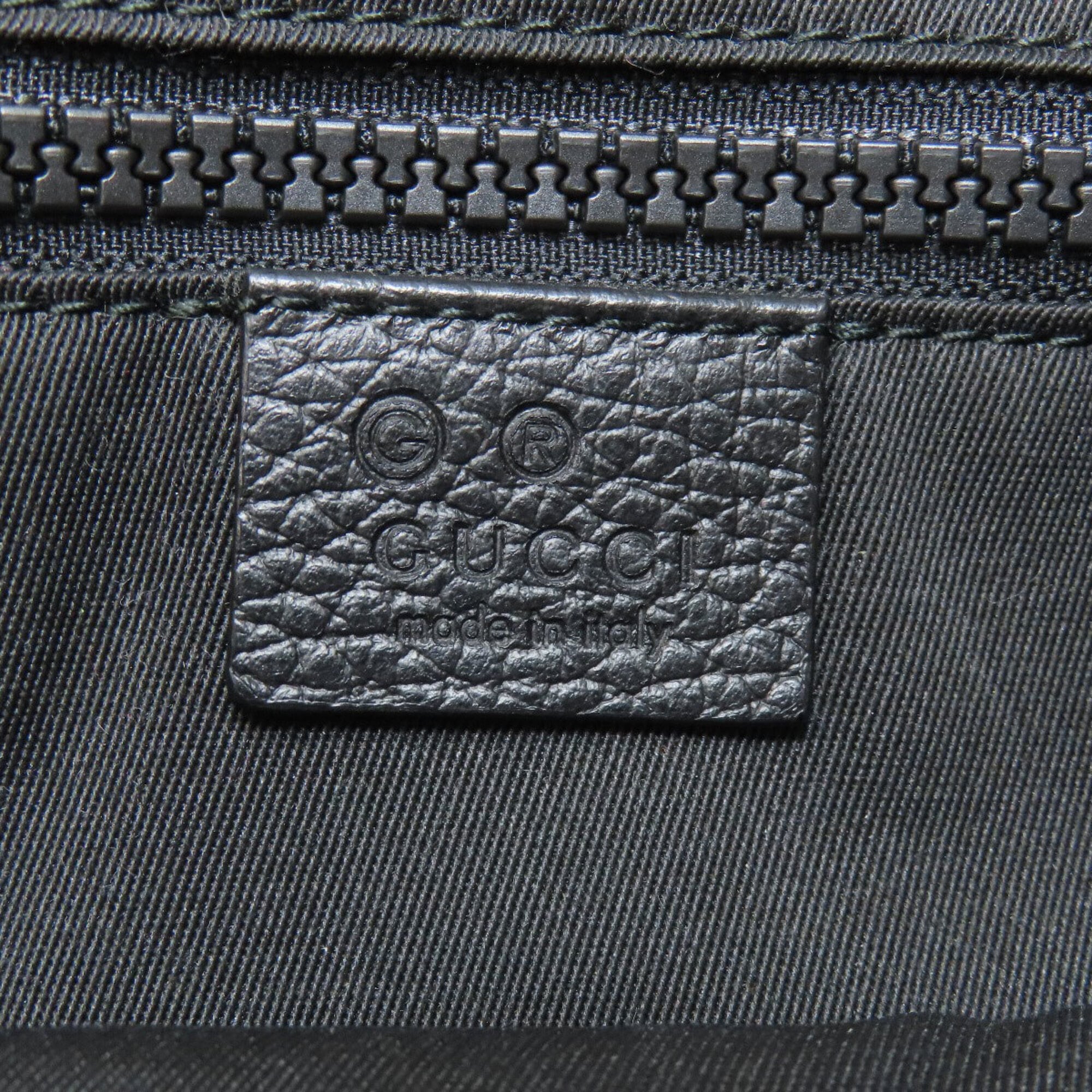 Gucci Black Nylon Canvas Tote Bag (Pre-Owned)