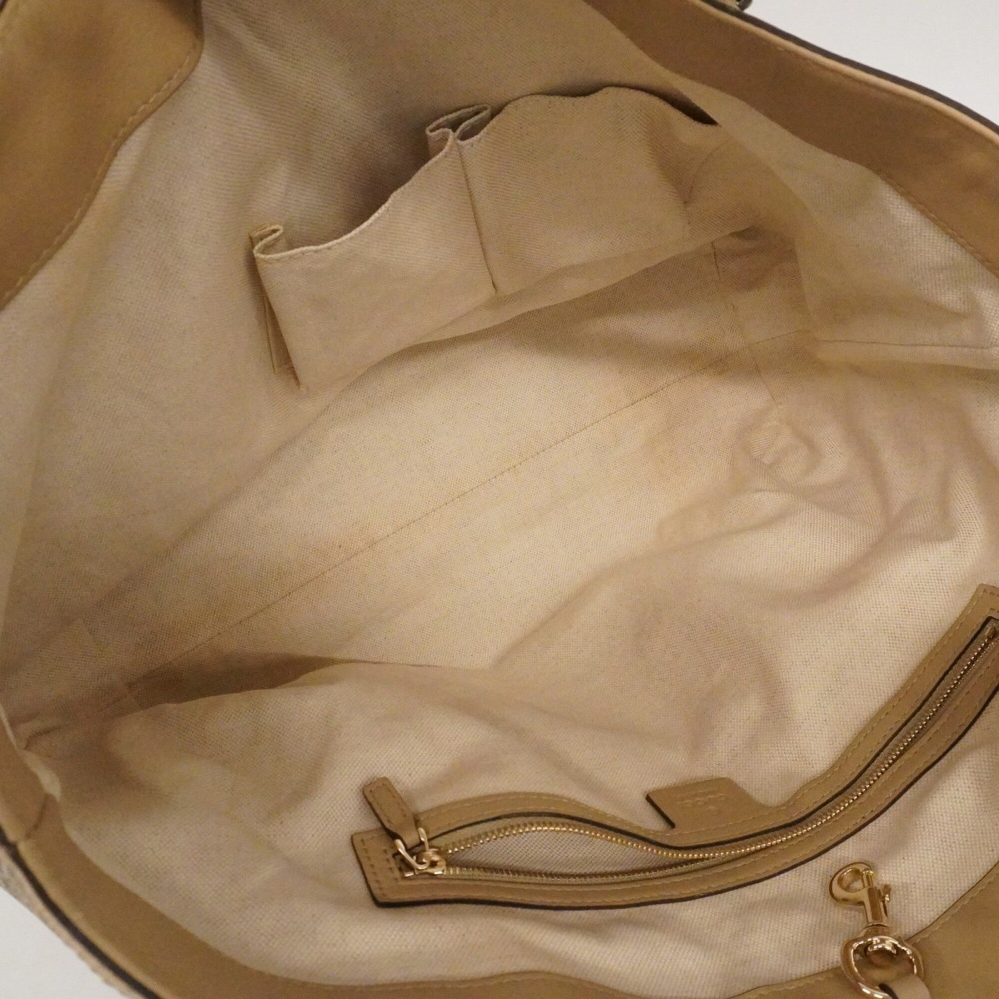 Gucci Brown Pvc Tote Bag (Pre-Owned)