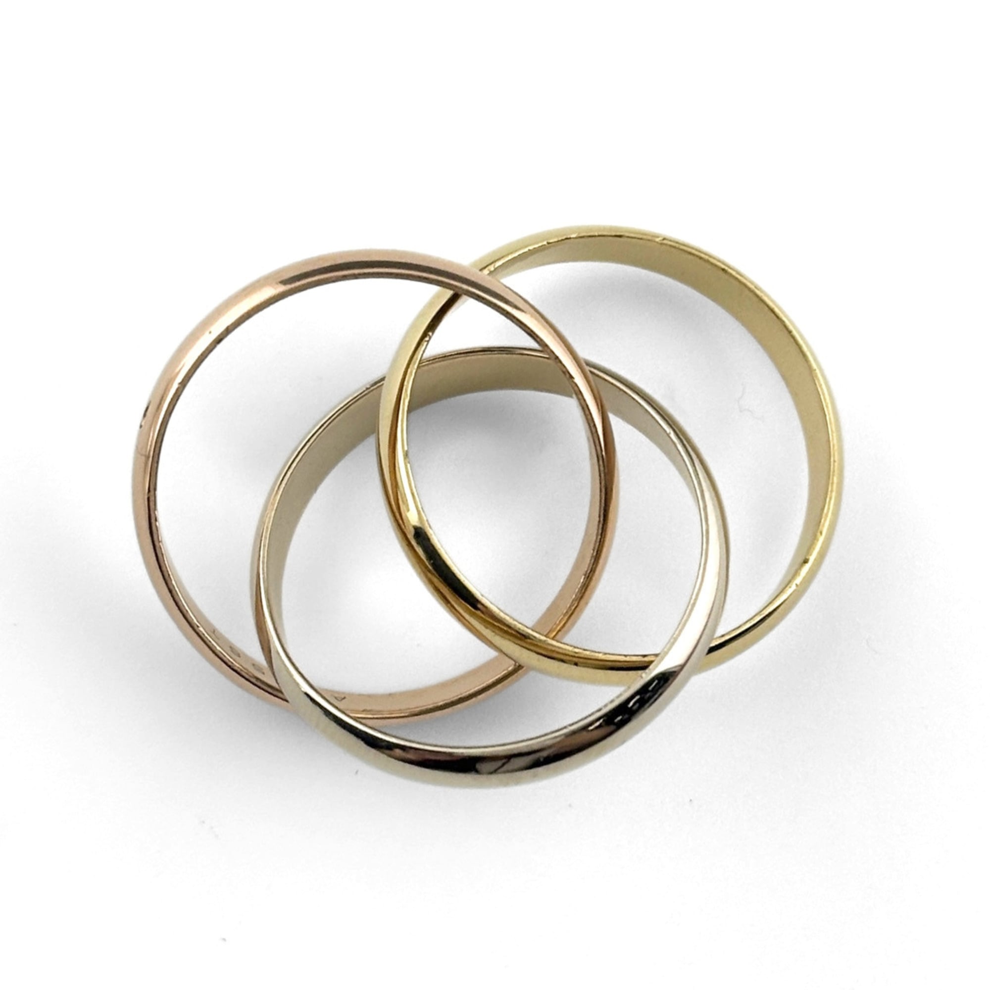 Cartier Yellow Gold (18K) Pink Gold (18K) White Gold (18K) Band Ring (Pre-Owned)