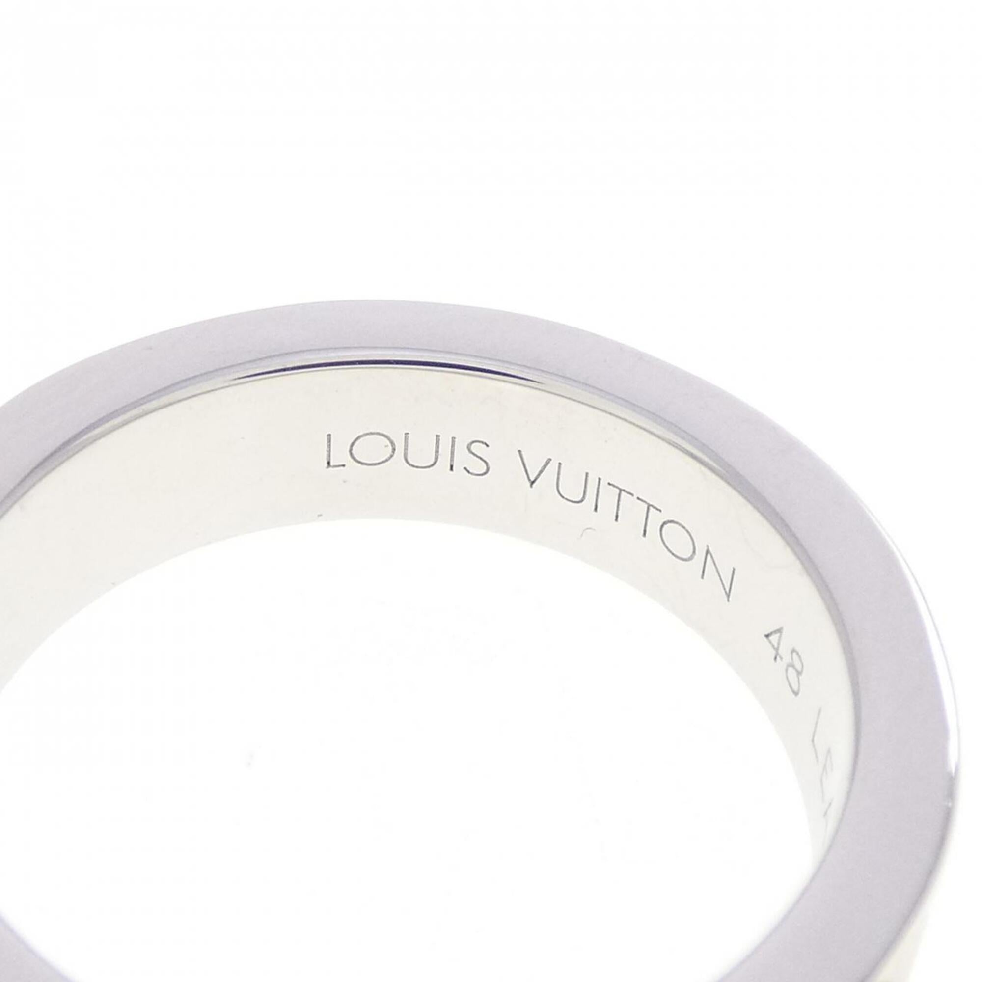 Louis Vuitton White Gold (18K) Band Ring (Pre-Owned)
