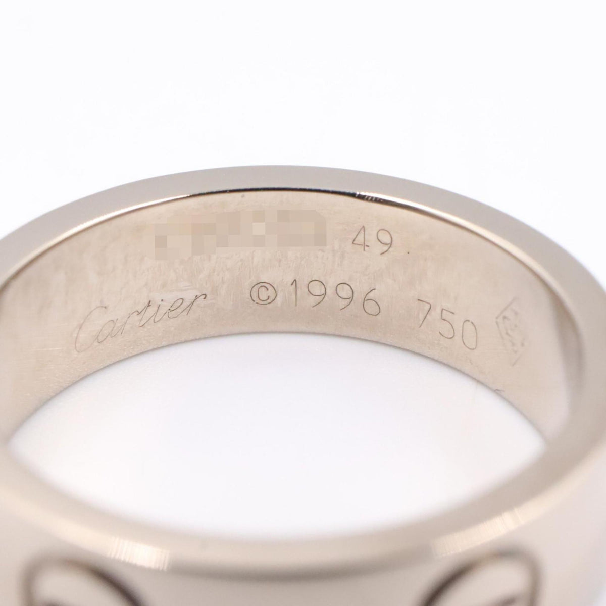 Cartier Silver White Gold (18K) Band Ring (Pre-Owned)