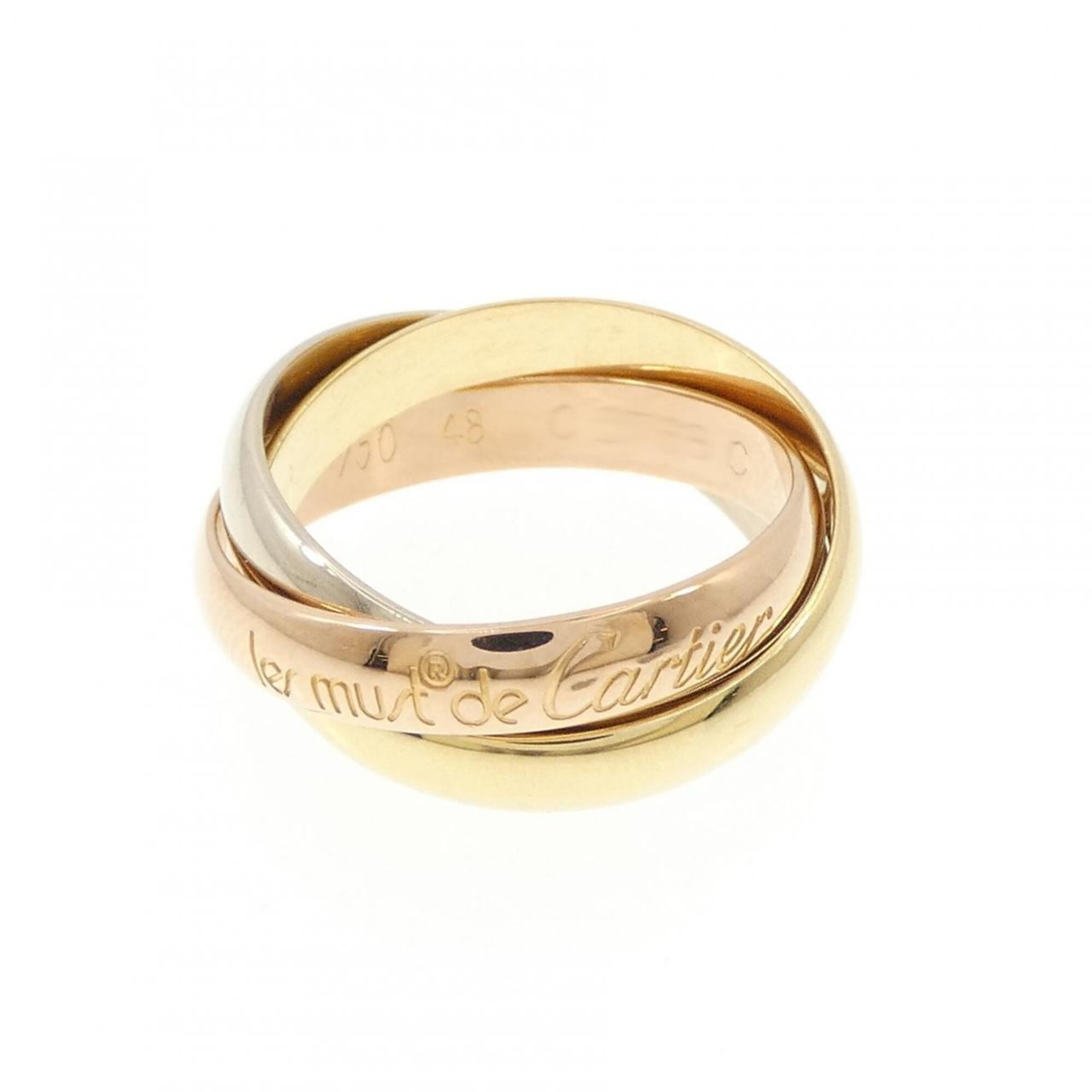 Cartier Yellow Gold (18K) Pink Gold (18K) White Gold (18K) Band Ring (Pre-Owned)
