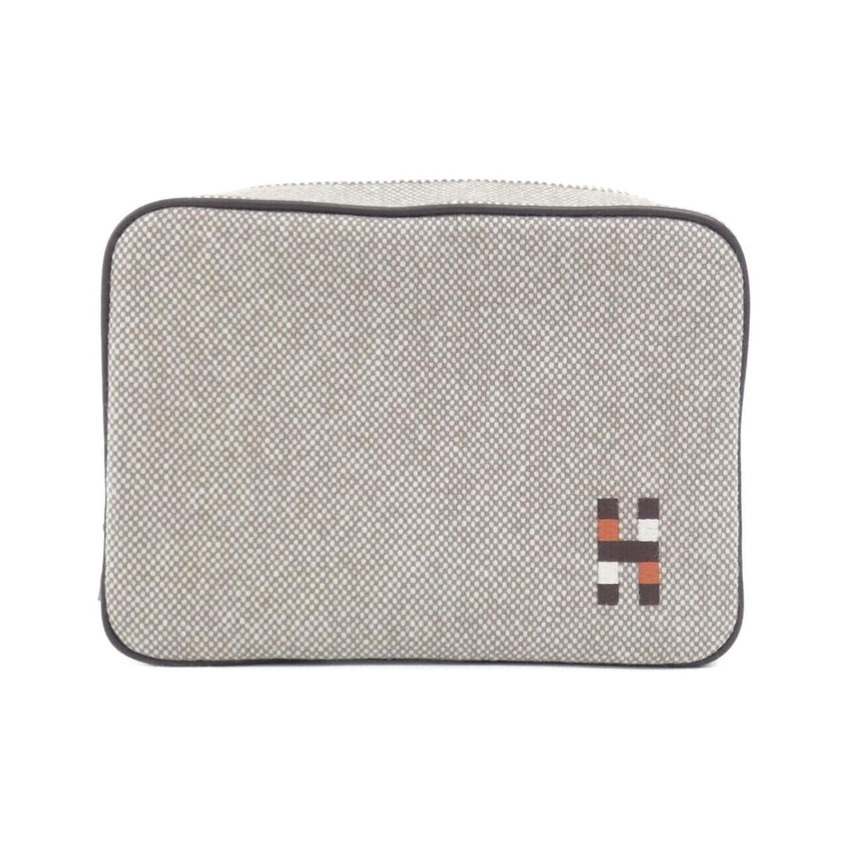 Hermes Brown Wool Handbag Pouch (Pre-Owned)