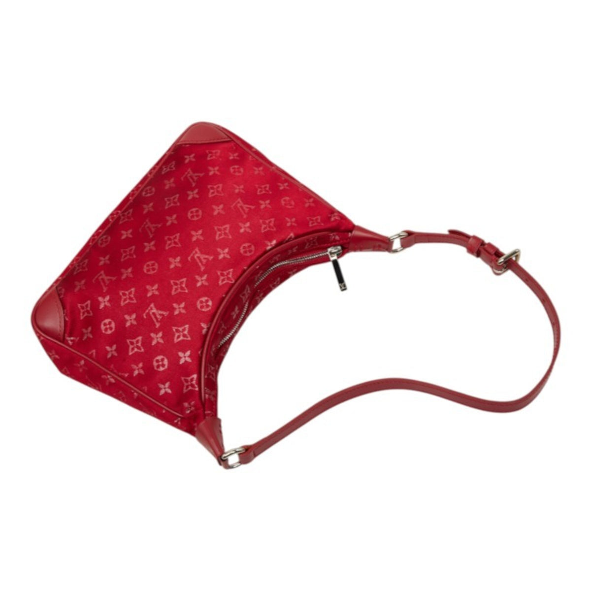Louis Vuitton Monogram Red Color Rouge Leather Handbag Shoulder Bag (Pre-Owned)