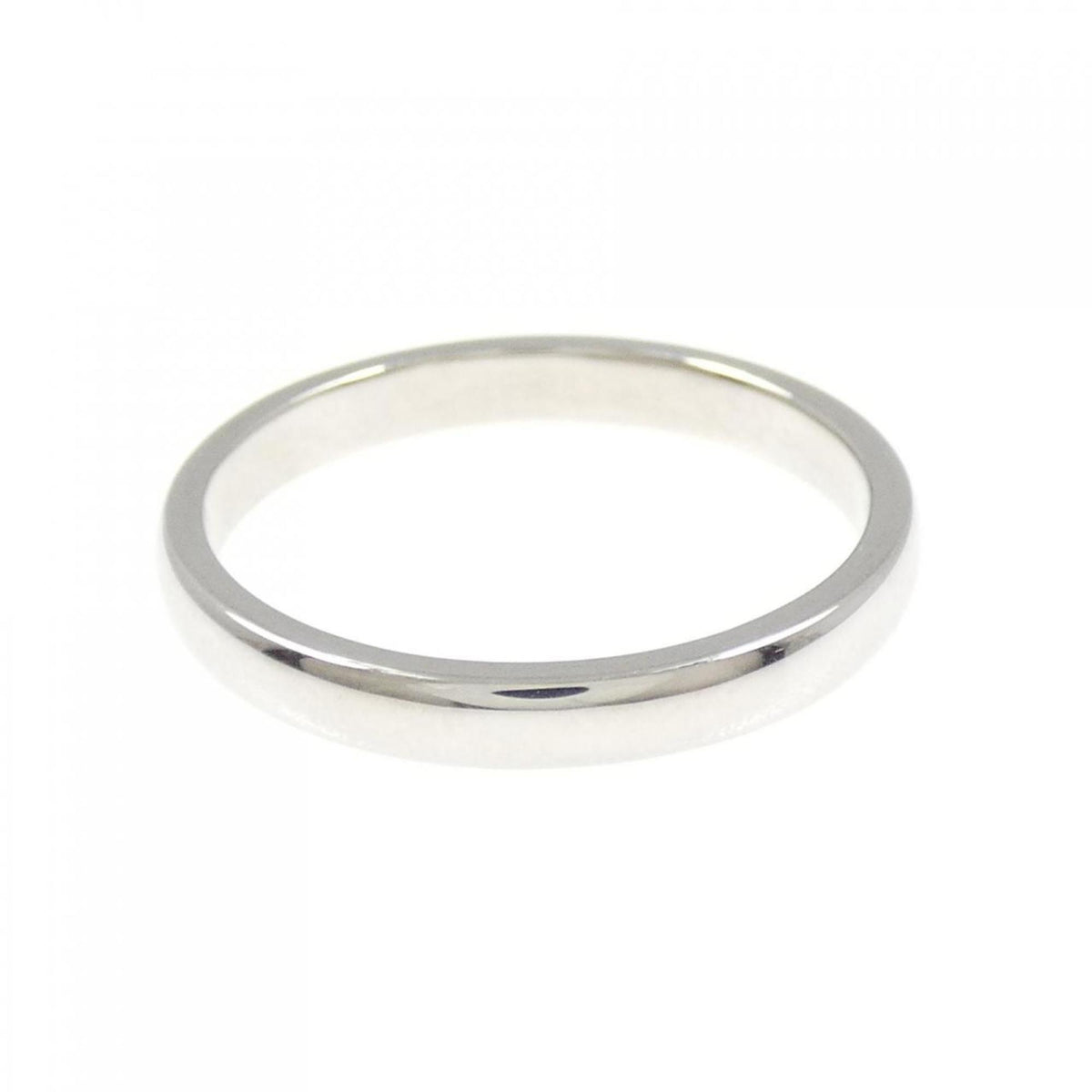 Tiffany Platinum Platinum 950 Band Ring (Pre-Owned)