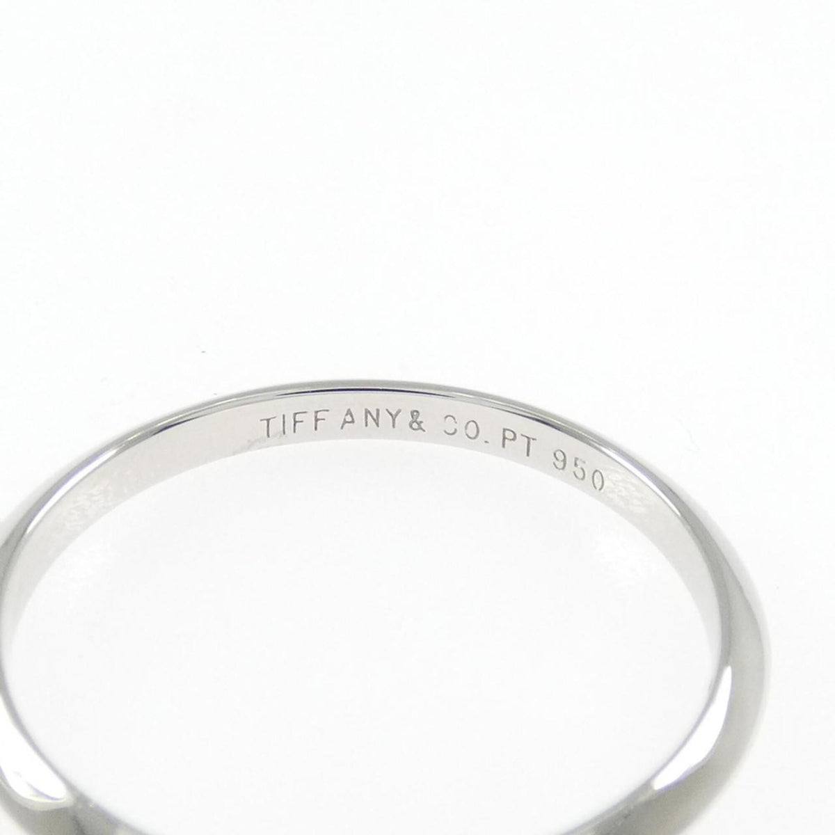 Tiffany Platinum 950 Band Ring (Pre-Owned)