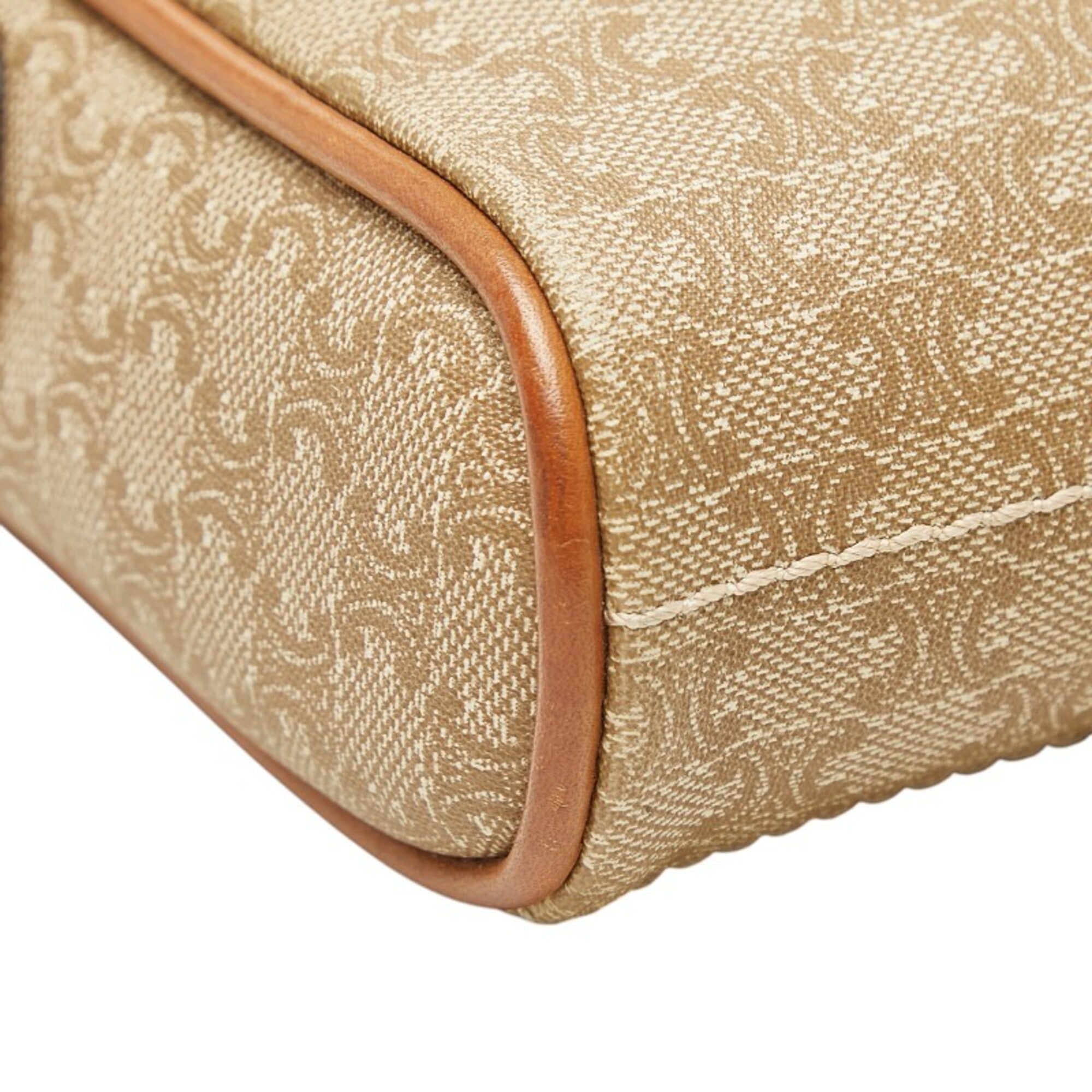 Celine Beige Brown Pvc Leather Pochette Shoulder Bag (Pre-Owned)