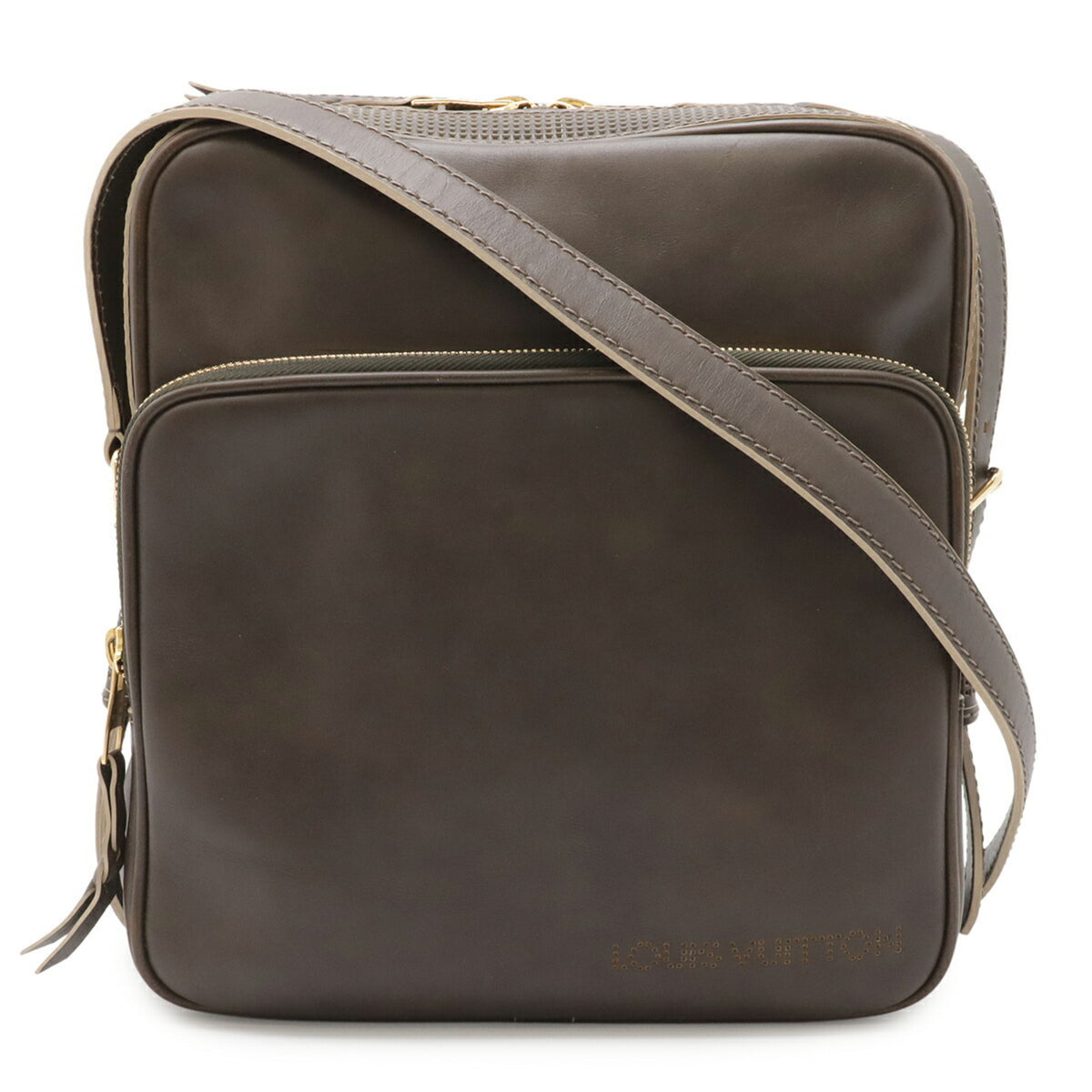 Louis Vuitton Brown Leather Shoulder Bag (Pre-Owned)