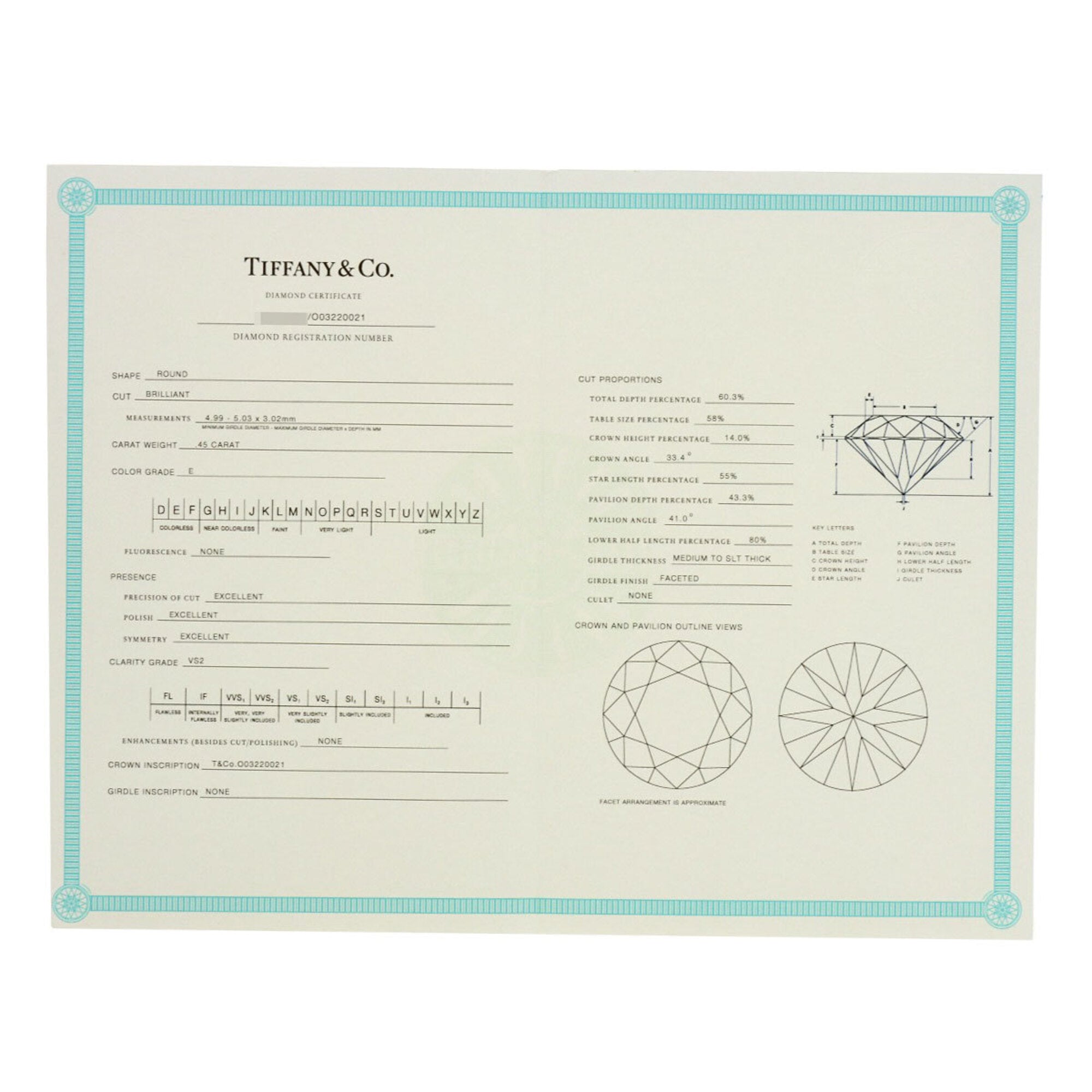 Tiffany Platinum 950 Band Ring (Pre-Owned)