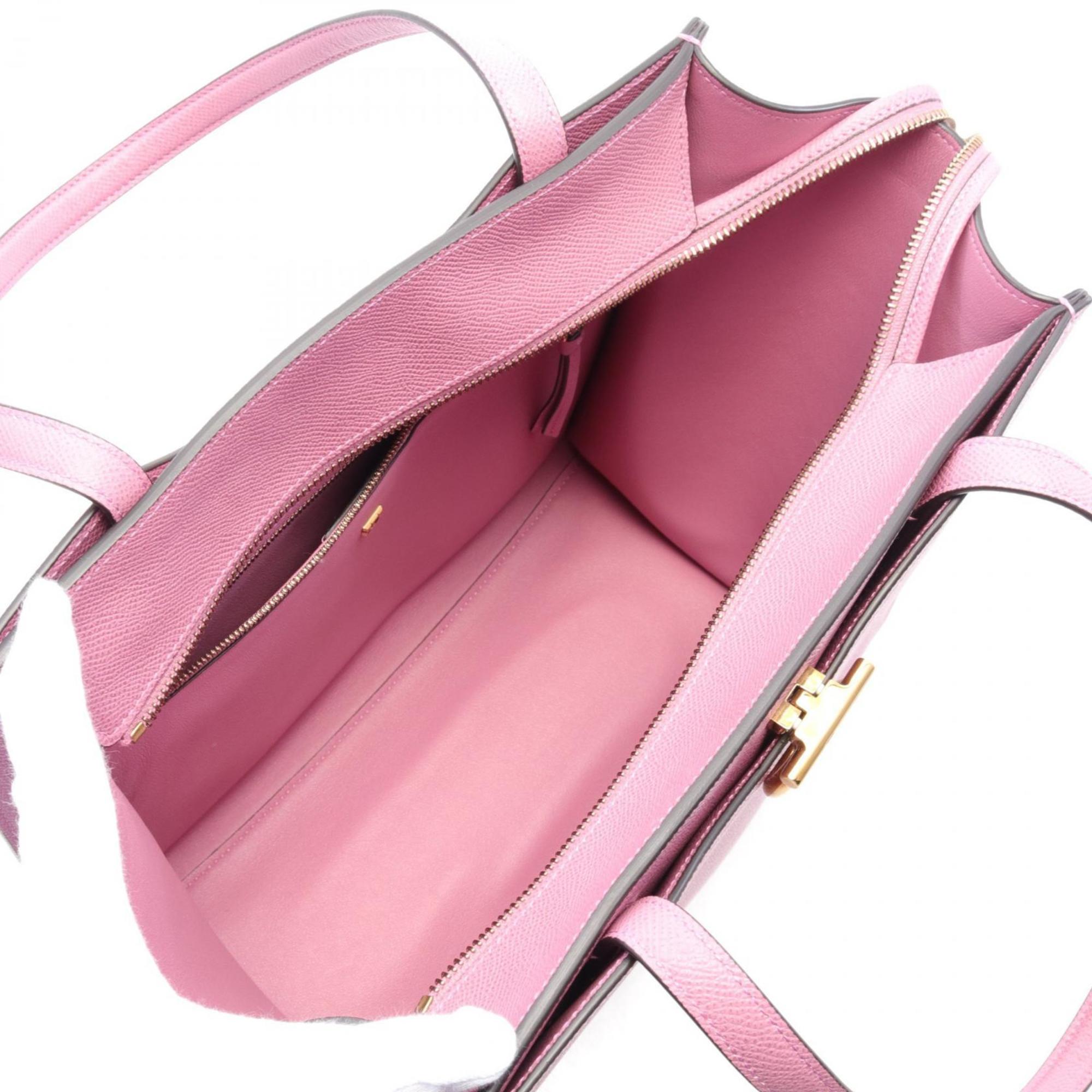 Salvatore Ferragamo Pink Leather Tote Bag (Pre-Owned)