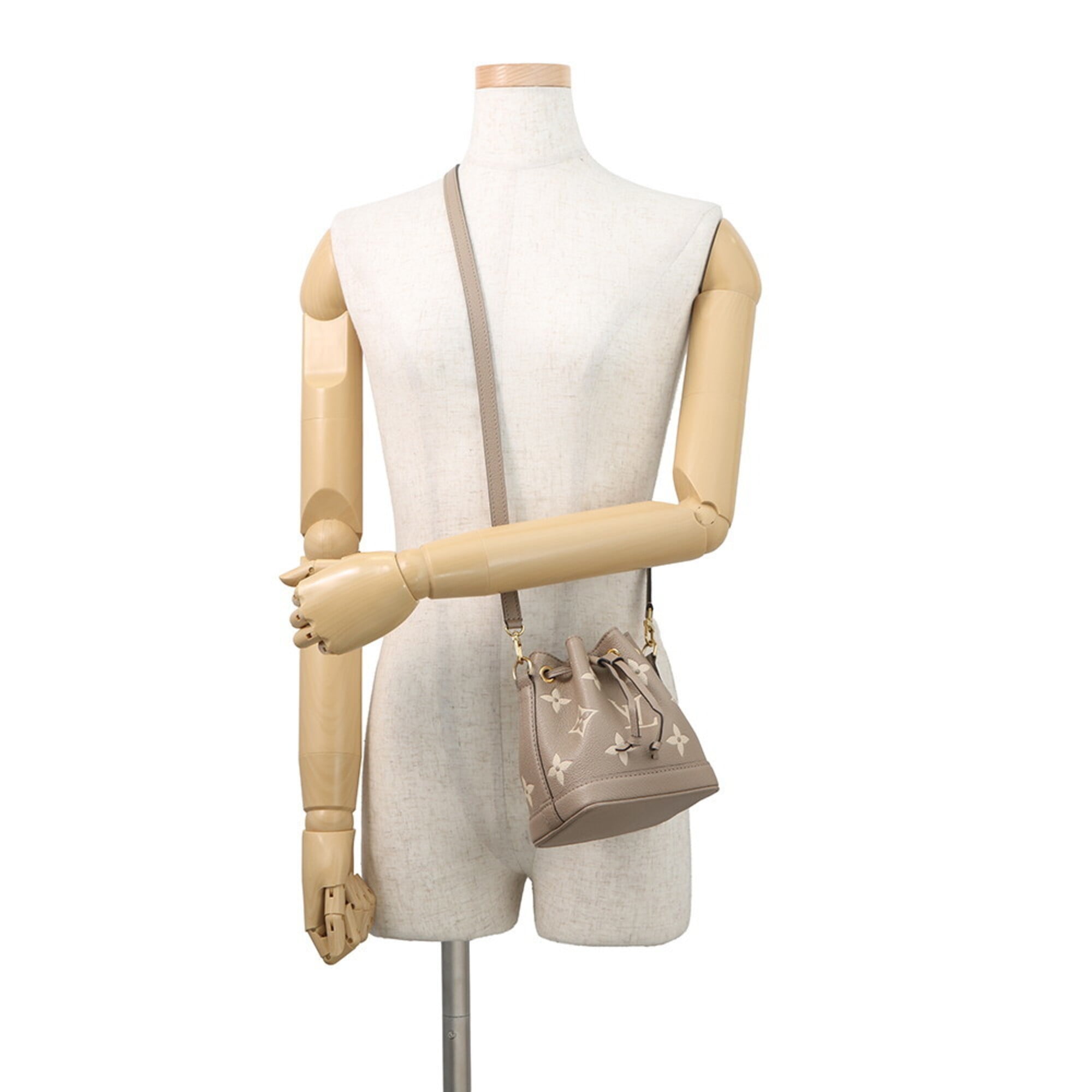 Louis Vuitton Monogram Empreinte Tourterelle Monogram Empreinte Handbag Shoulder Bag (Pre-Owned)