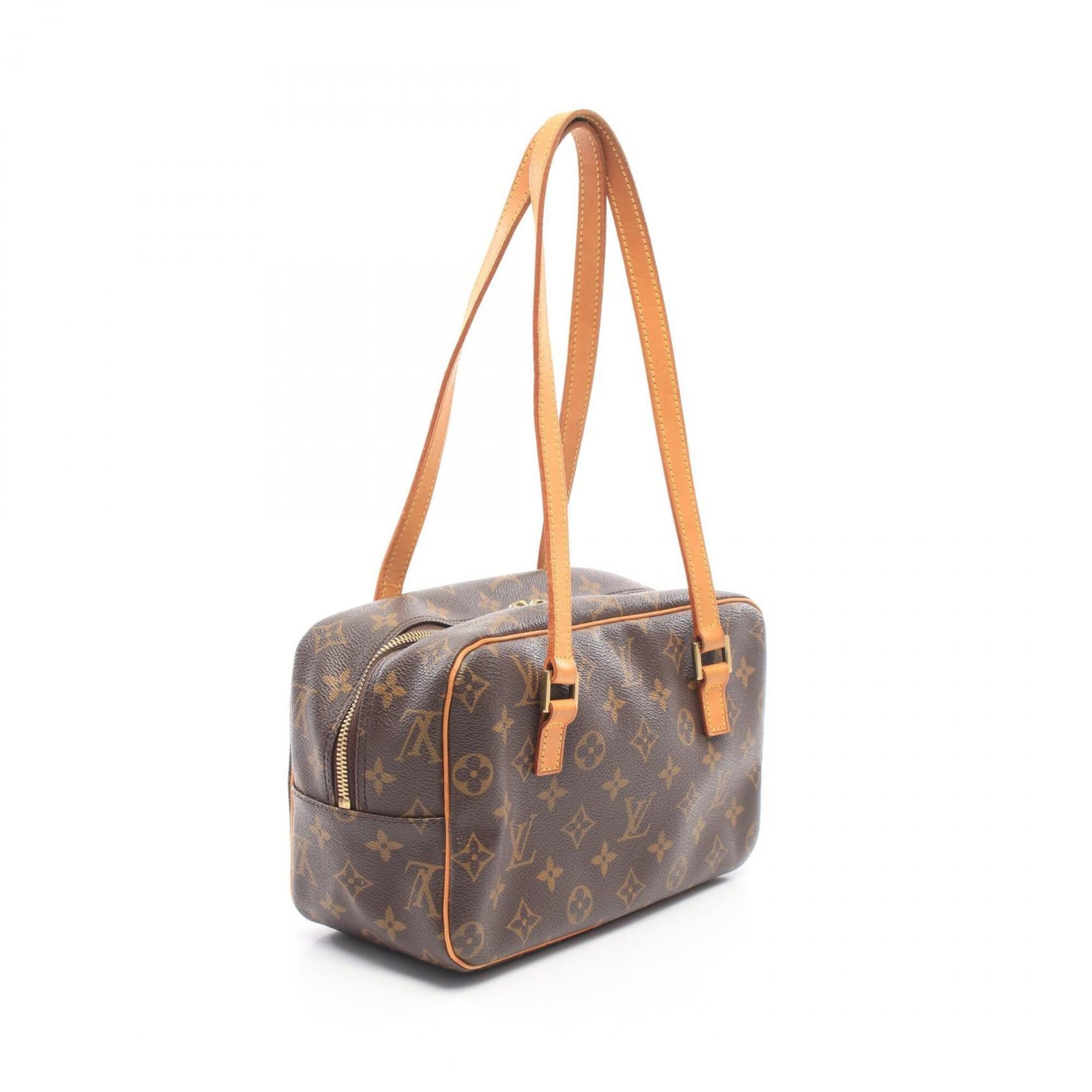 Louis Vuitton Brown Pvc Handbag Shoulder Bag (Pre-Owned)