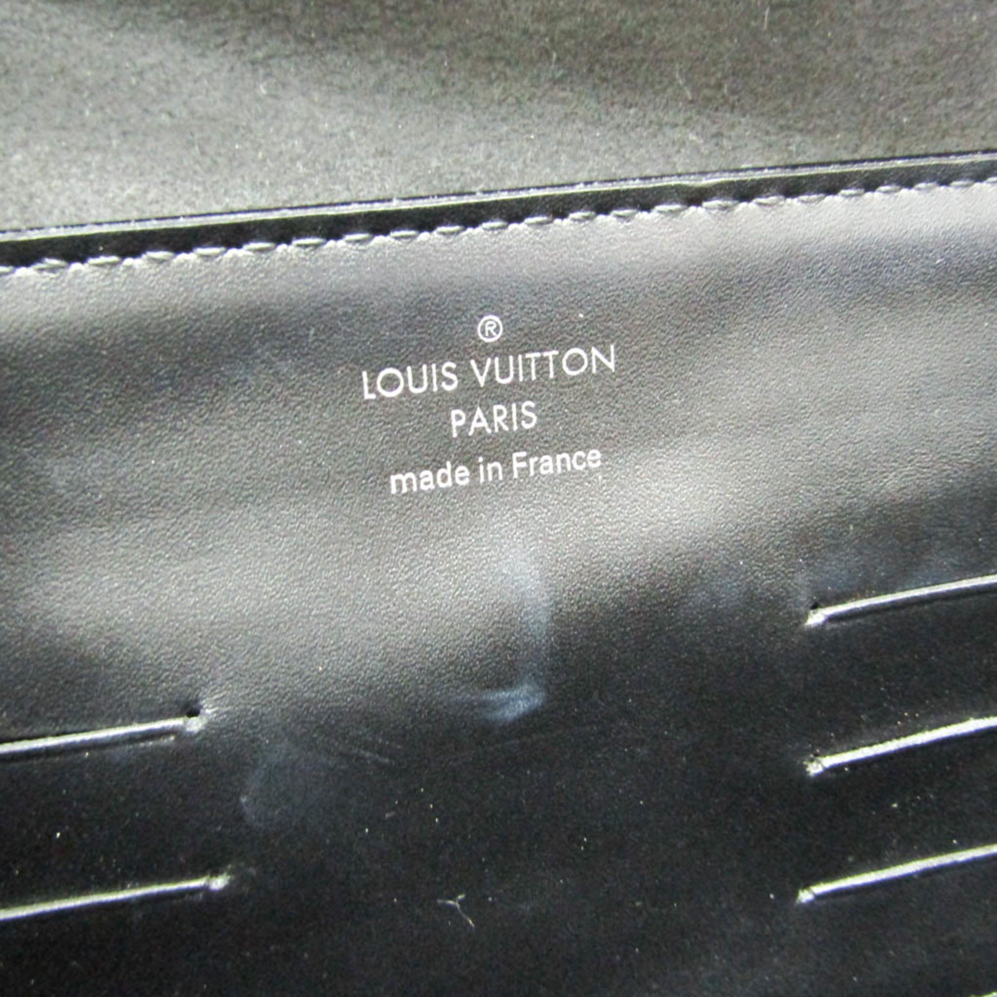 Louis Vuitton Epi Electric Noir Patent Leather Shoulder Bag (Pre-Owned)