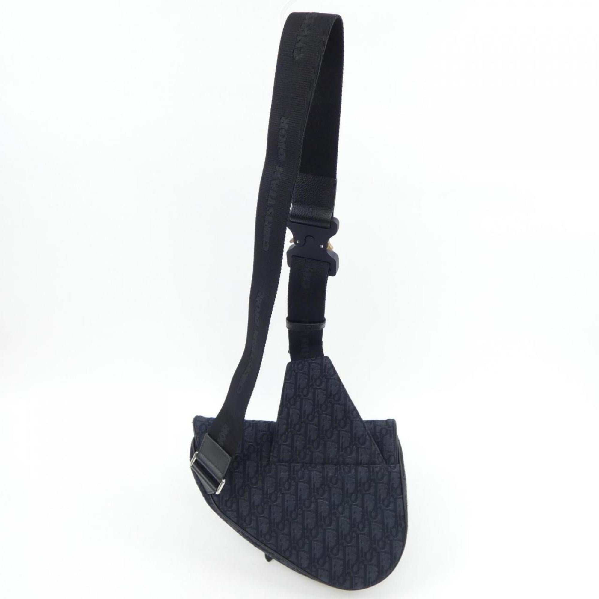 Christian Dior Black Navy Handbag (Pre-Owned)