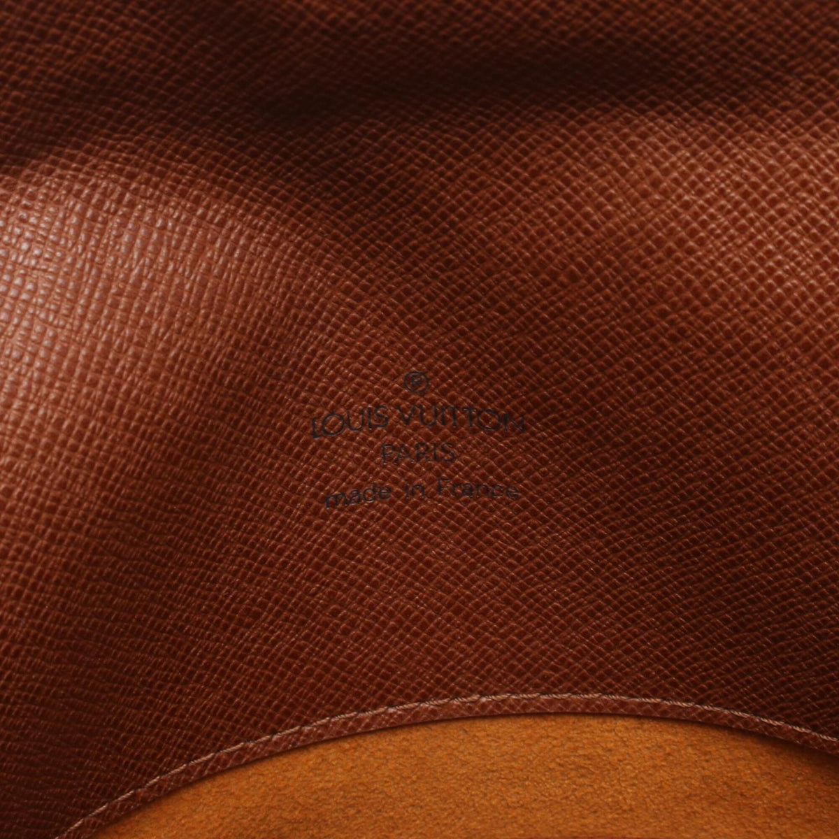 Louis Vuitton Brown Coated Canvas Leather Handbag Shoulder Bag (Pre-Owned)