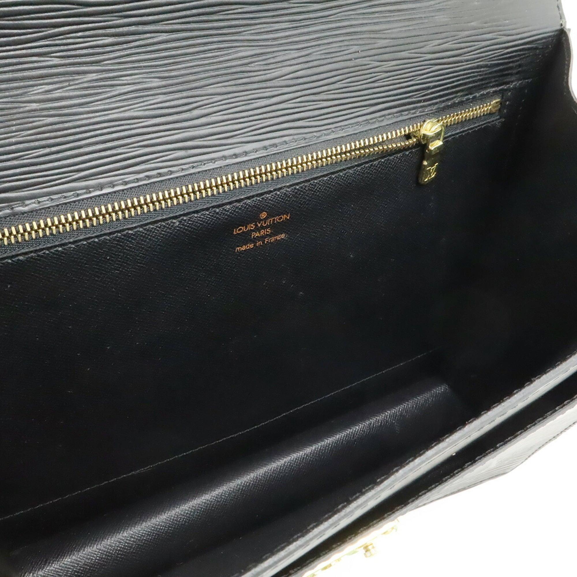 Louis Vuitton Epi Black Noir Epi Leather Handbag Shoulder Bag (Pre-Owned)