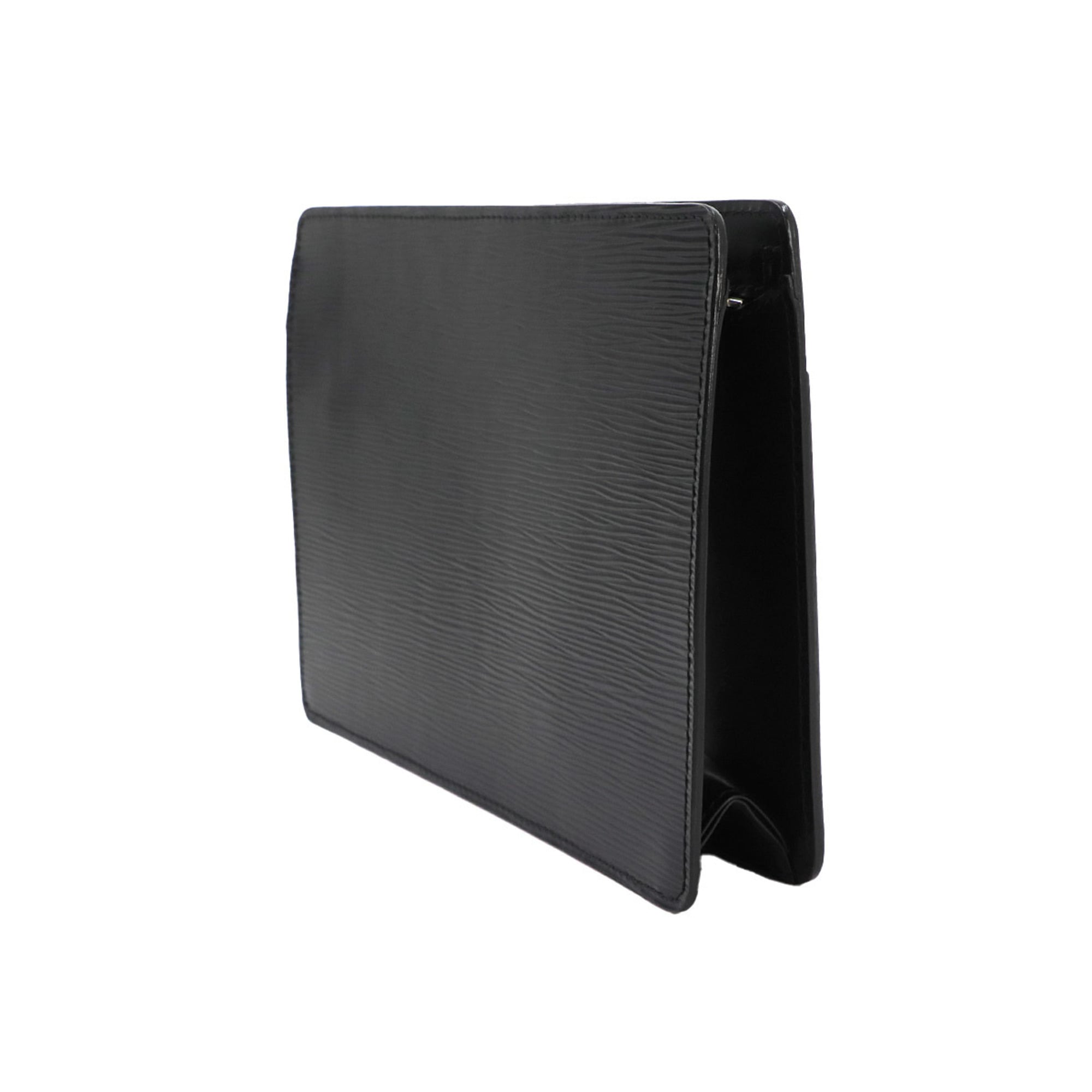 Louis Vuitton Noir Epi Leather Clutch Bag Handbag Pochette (Pre-Owned)
