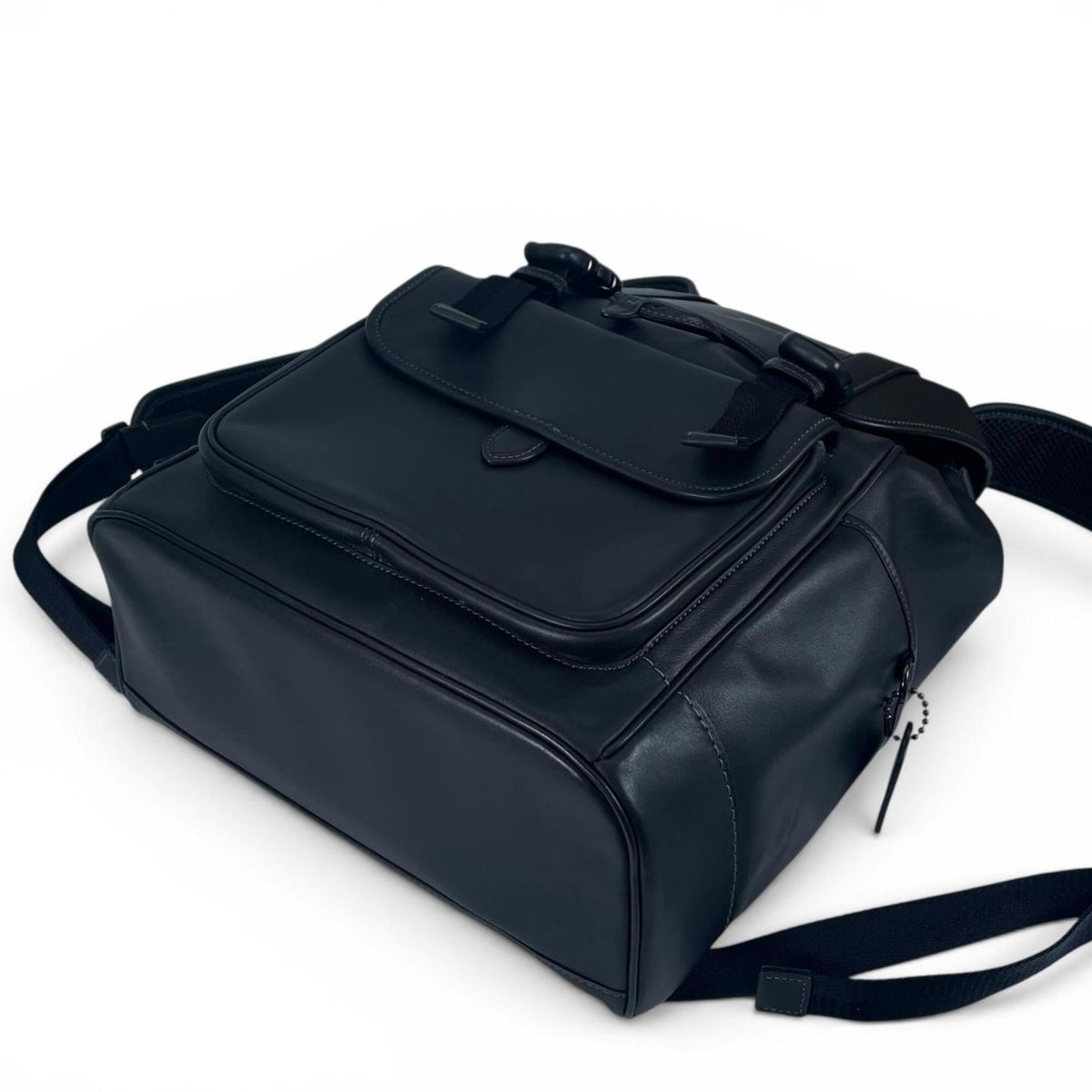 Coach Black Leather Backpack (Pre-Owned)
