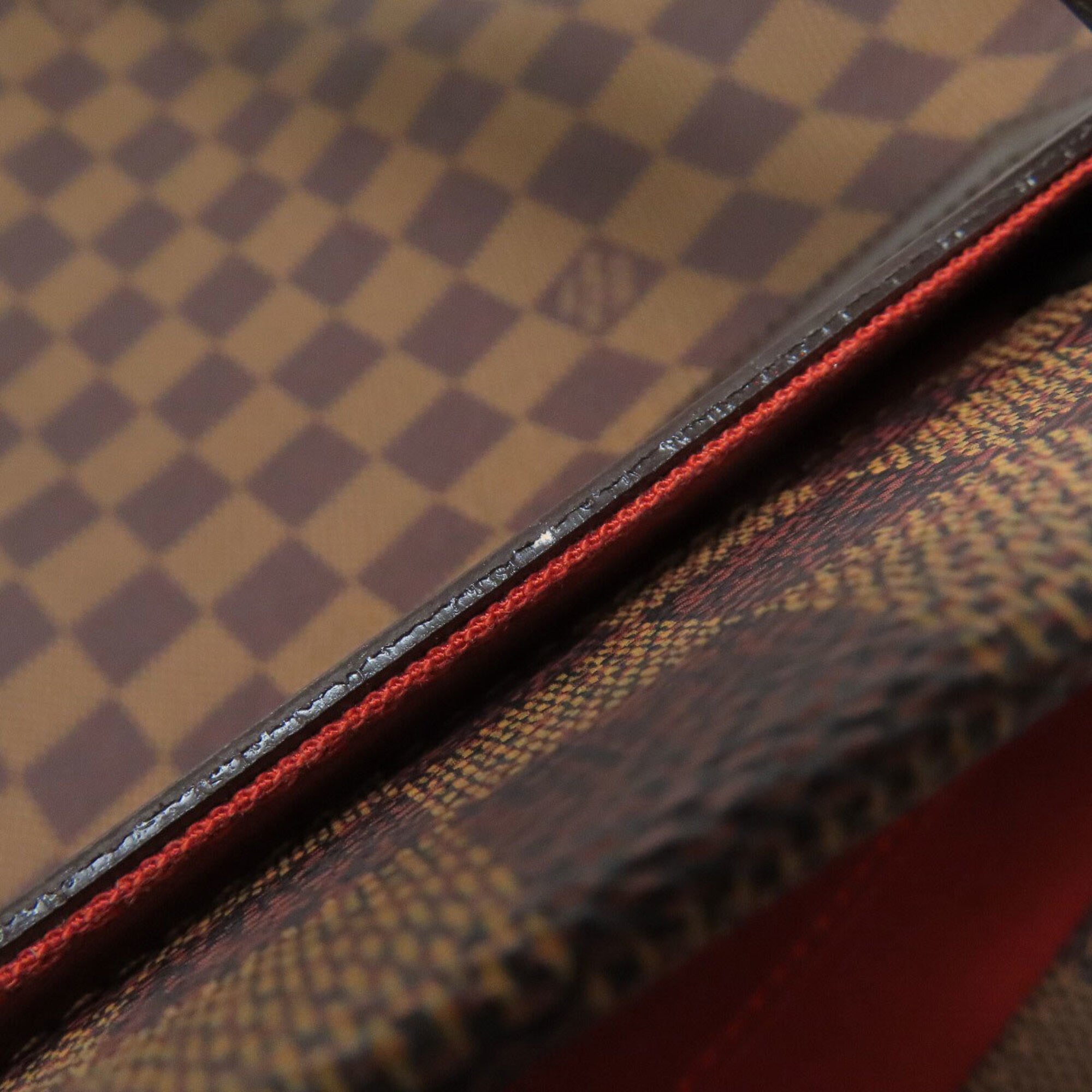 Louis Vuitton Brown Damier Canvas Ebene Damier Canvas Tote Bag (Pre-Owned)
