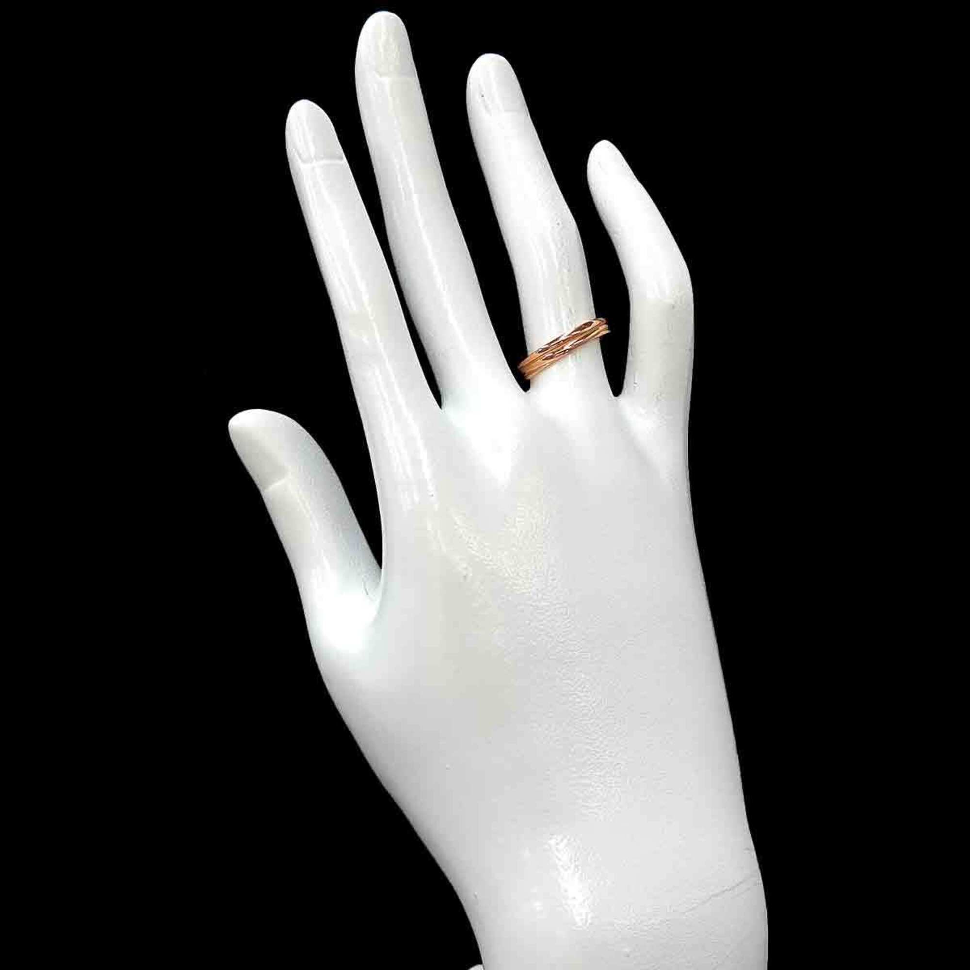 Louis Vuitton Pink Gold (18K) Band Ring (Pre-Owned)