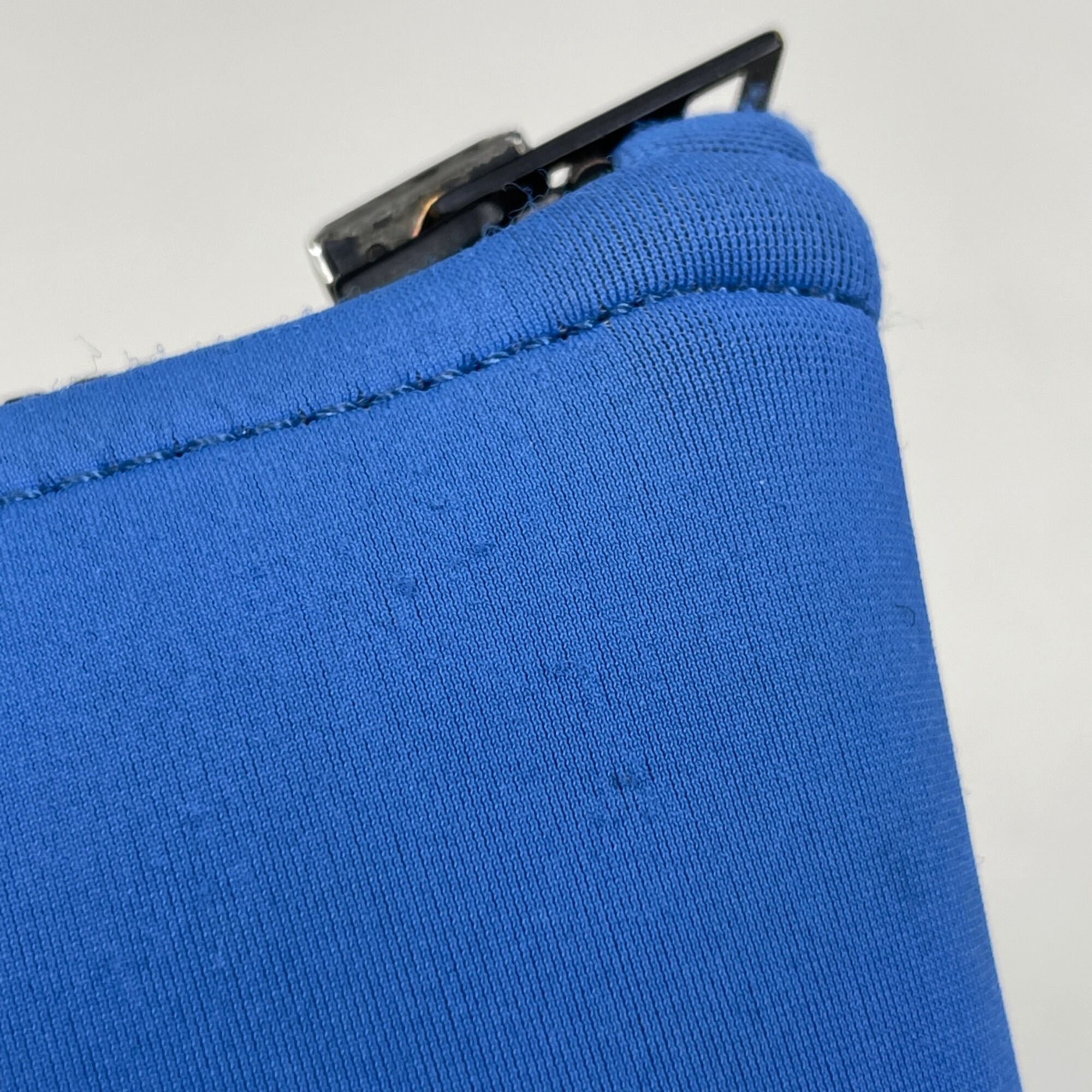Hermes Blue Nylon Pouch (Pre-Owned)