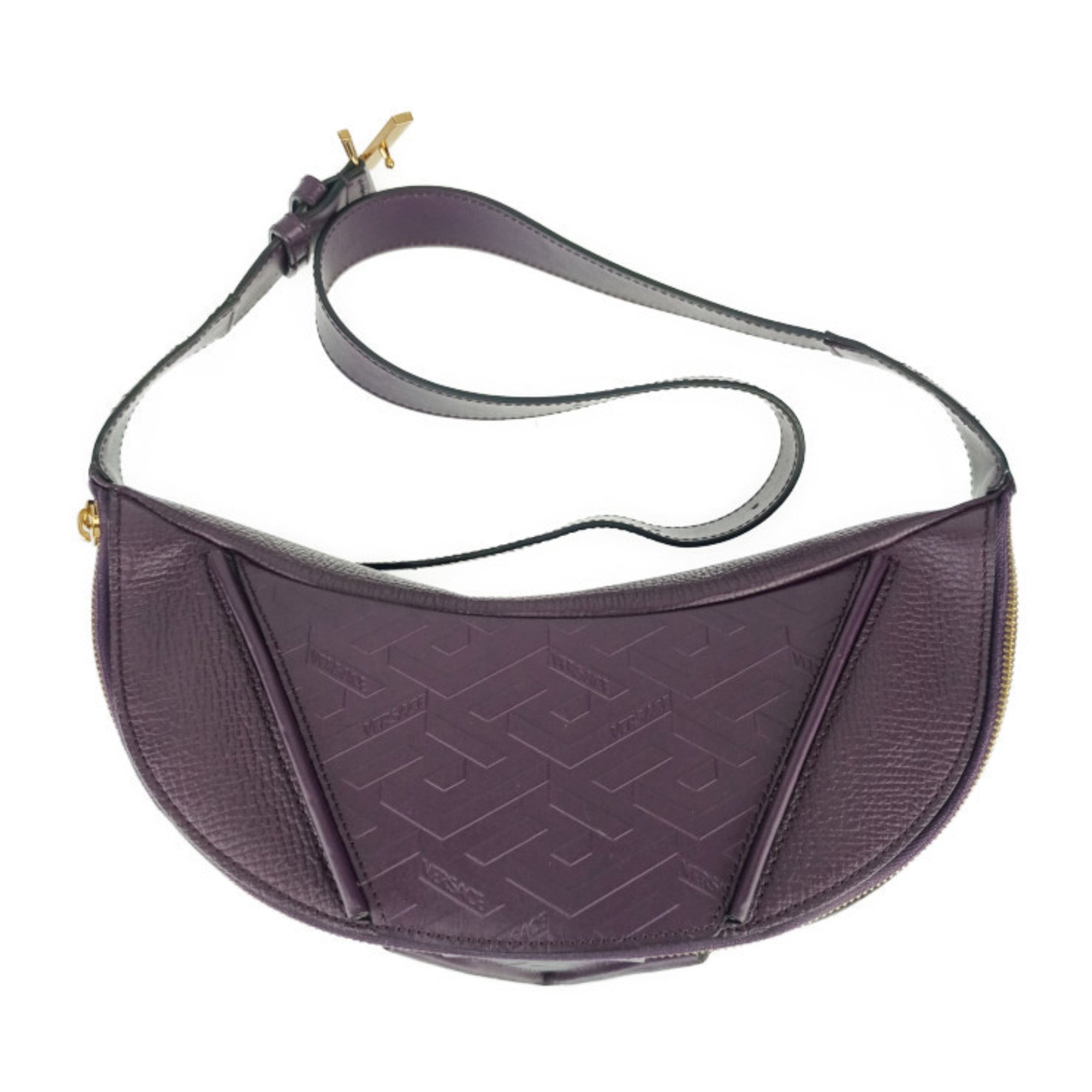 Versace Leather Fanny Pack Sling Bag (Pre-Owned)