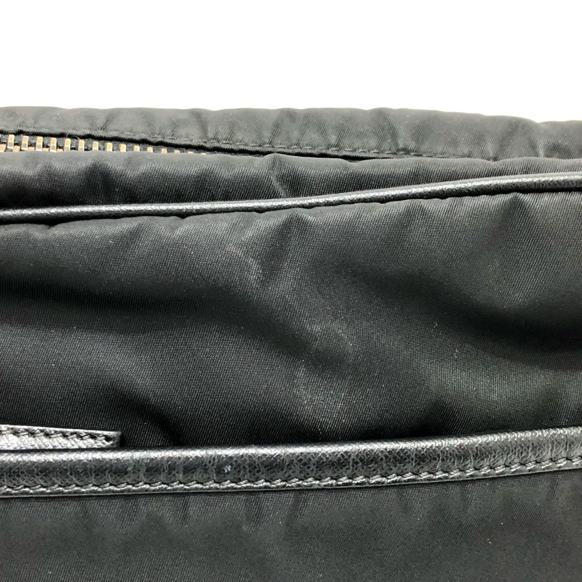 Prada Black Cloth Shoulder Bag (Pre-Owned)