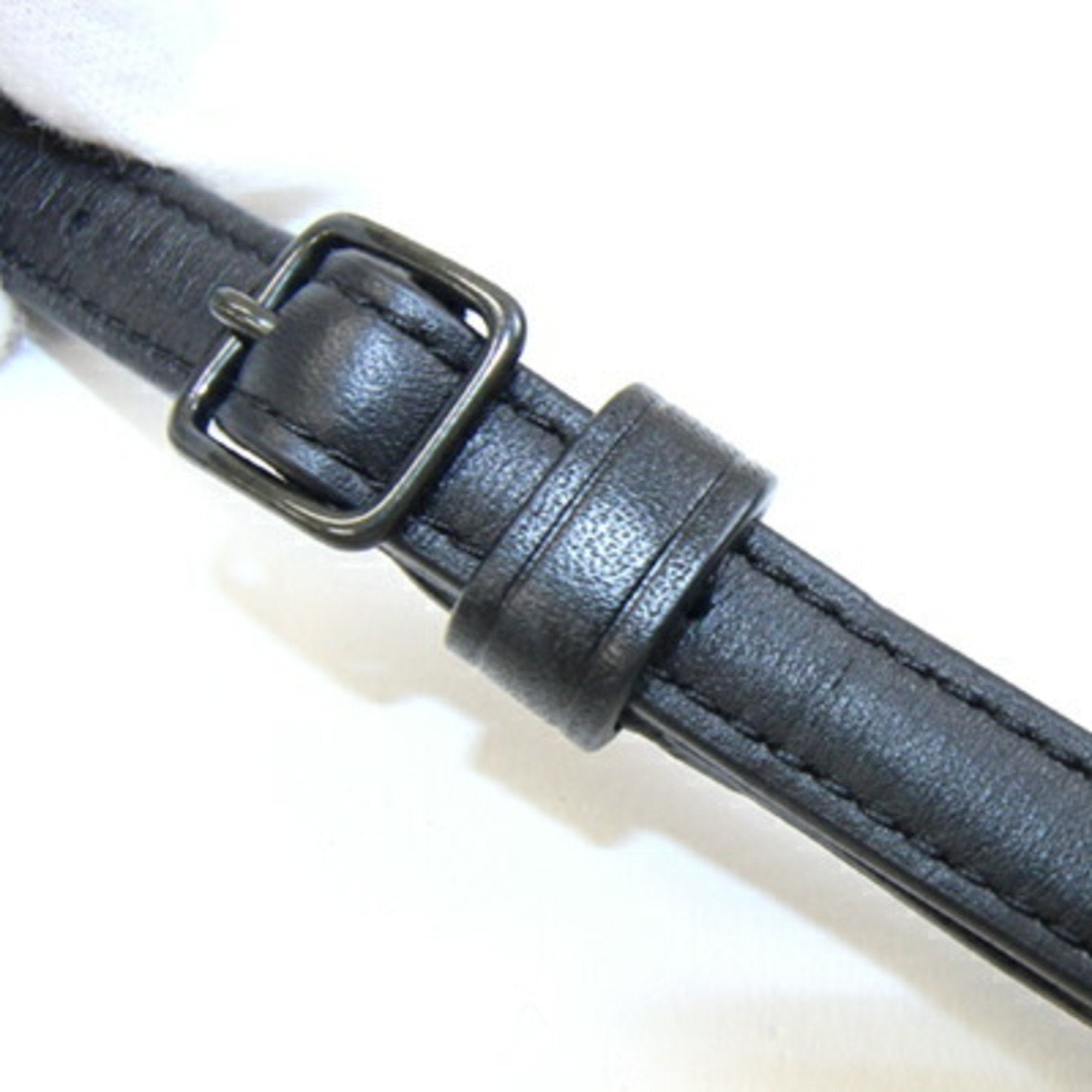 Coach Black Leather Handbag Shoulder Bag (Pre-Owned)