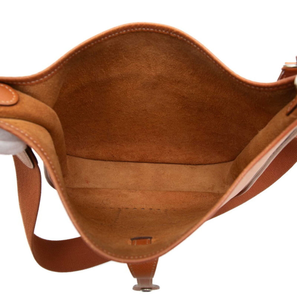 Hermes Brown Taurillon Clemence Leather Shoulder Bag (Pre-Owned)