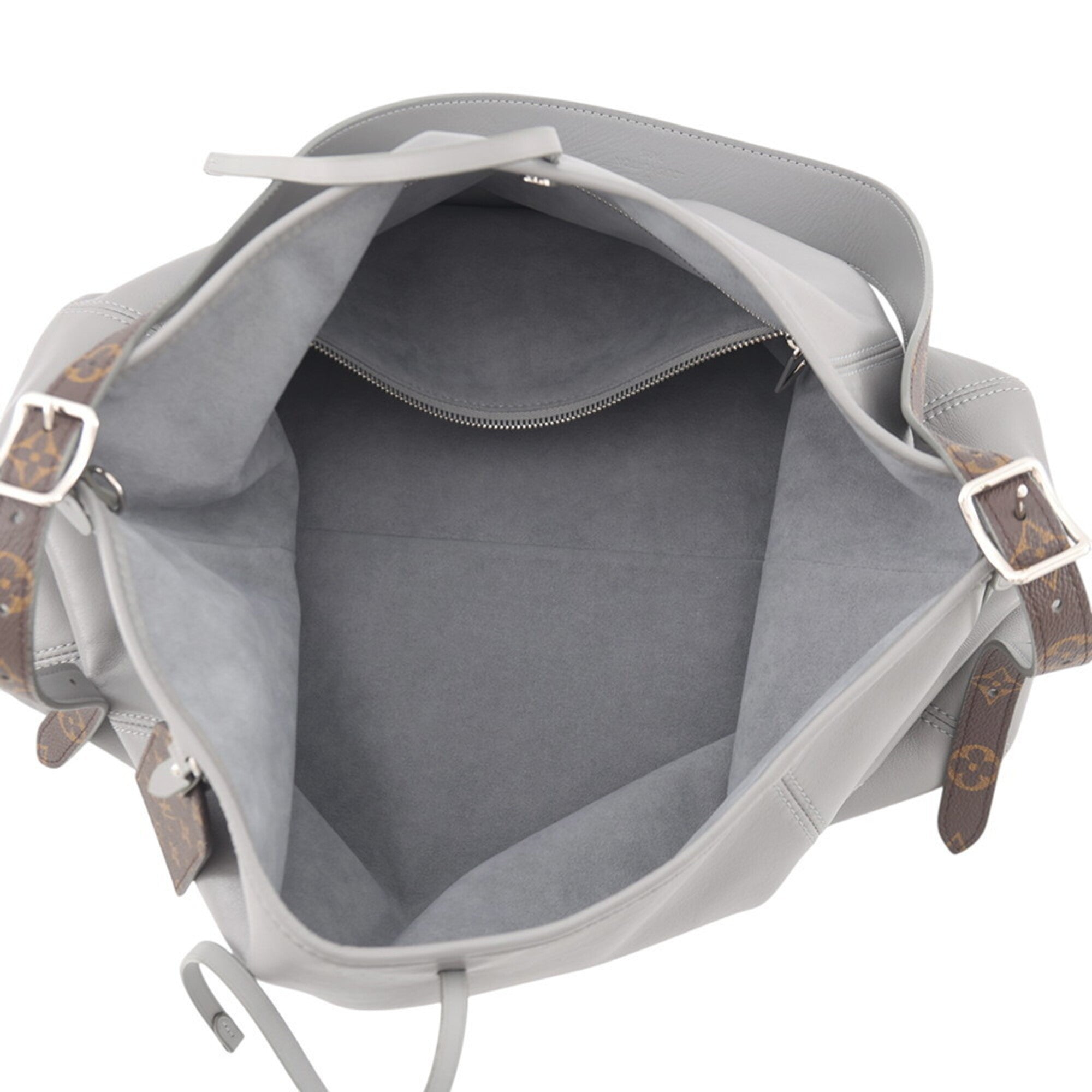 Louis Vuitton Gray Or Handbag Pouch Shoulder Bag (Pre-Owned)