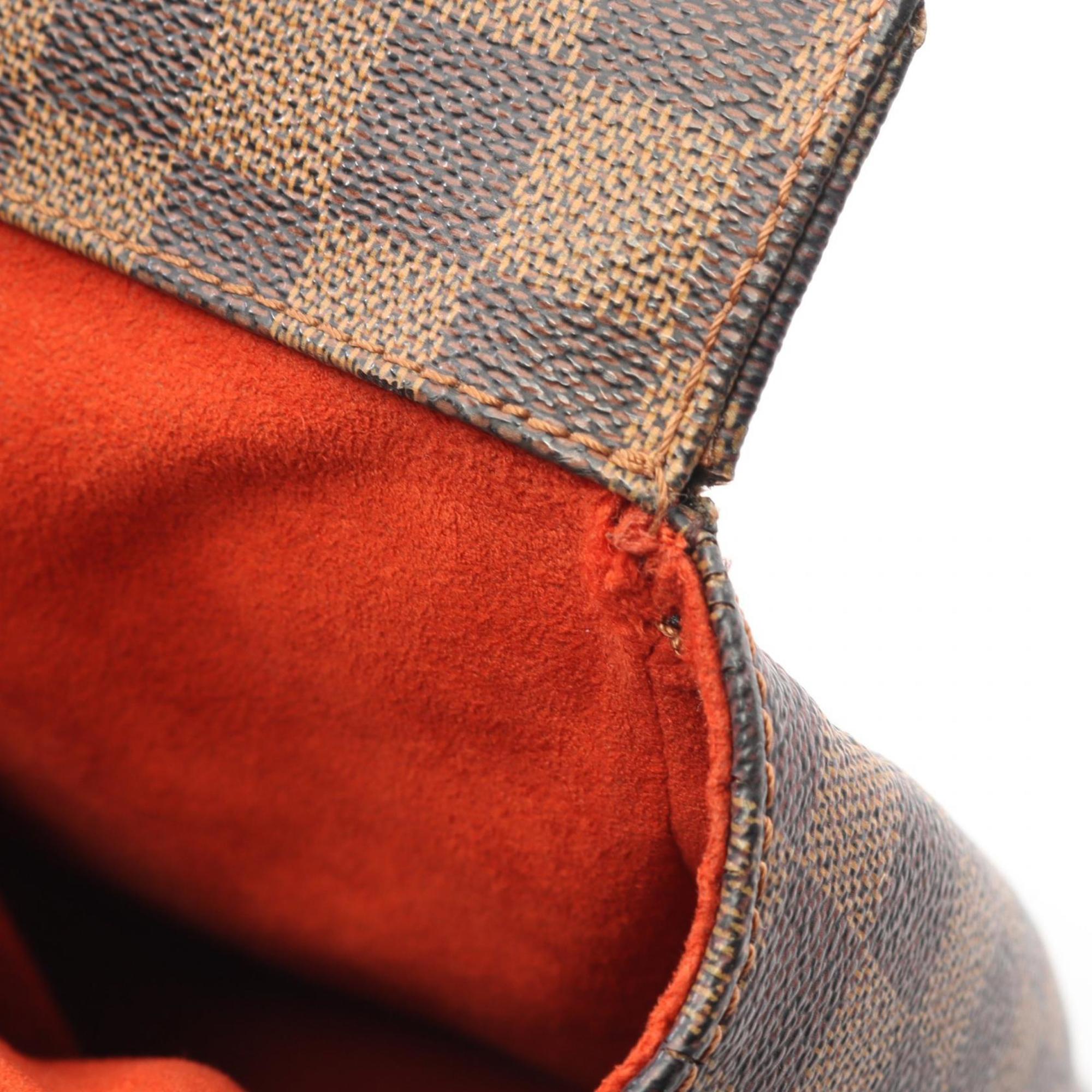 Louis Vuitton Brown Coated Canvas Pvc Leather Damier Canvas Tote Bag (Pre-Owned)