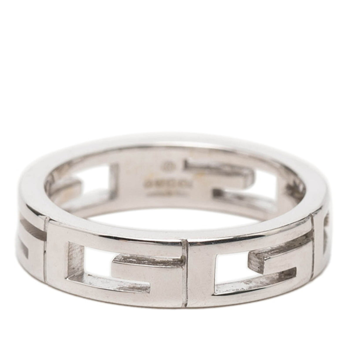 Gucci White Gold (18K) Band Ring (Pre-Owned)