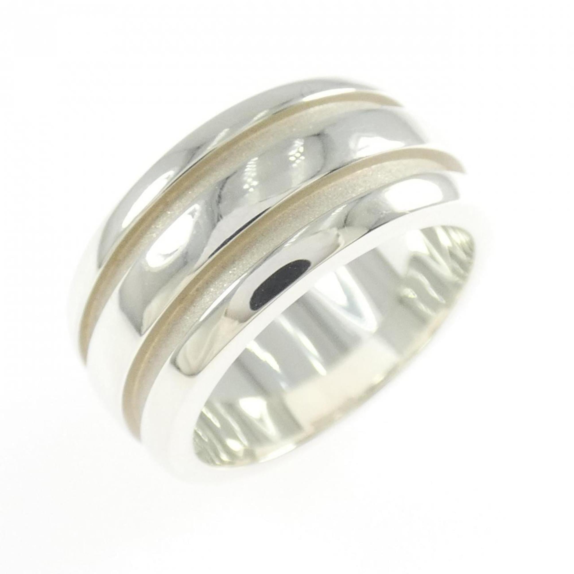Tiffany Atlas Silver 925 Band Ring (Pre-Owned)