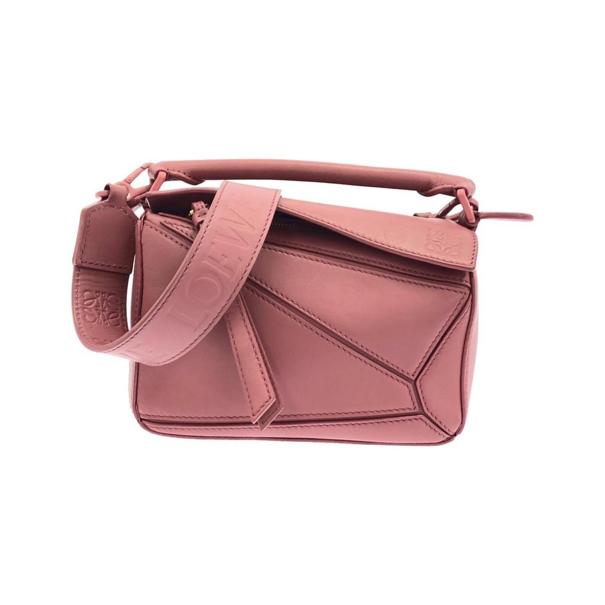 Loewe Pink Leather Handbag (Pre-Owned)