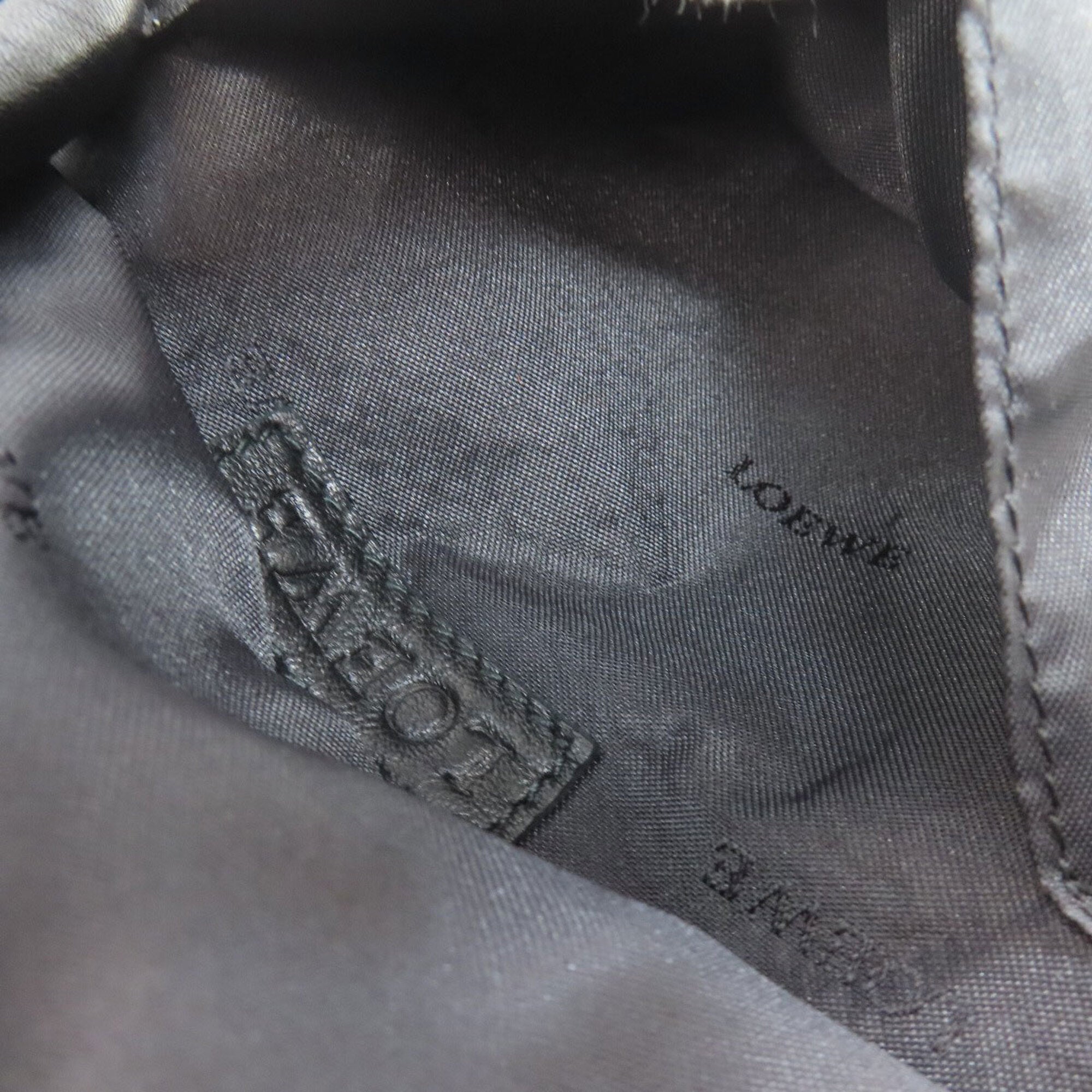 Loewe Nappa Aire Black Leather Handbag (Pre-Owned)