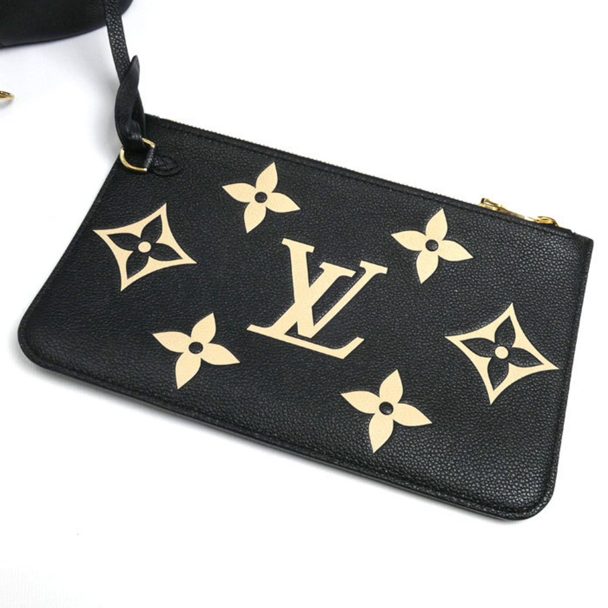 Louis Vuitton Black Monogram Empreinte Pouch Tote Bag (Pre-Owned)