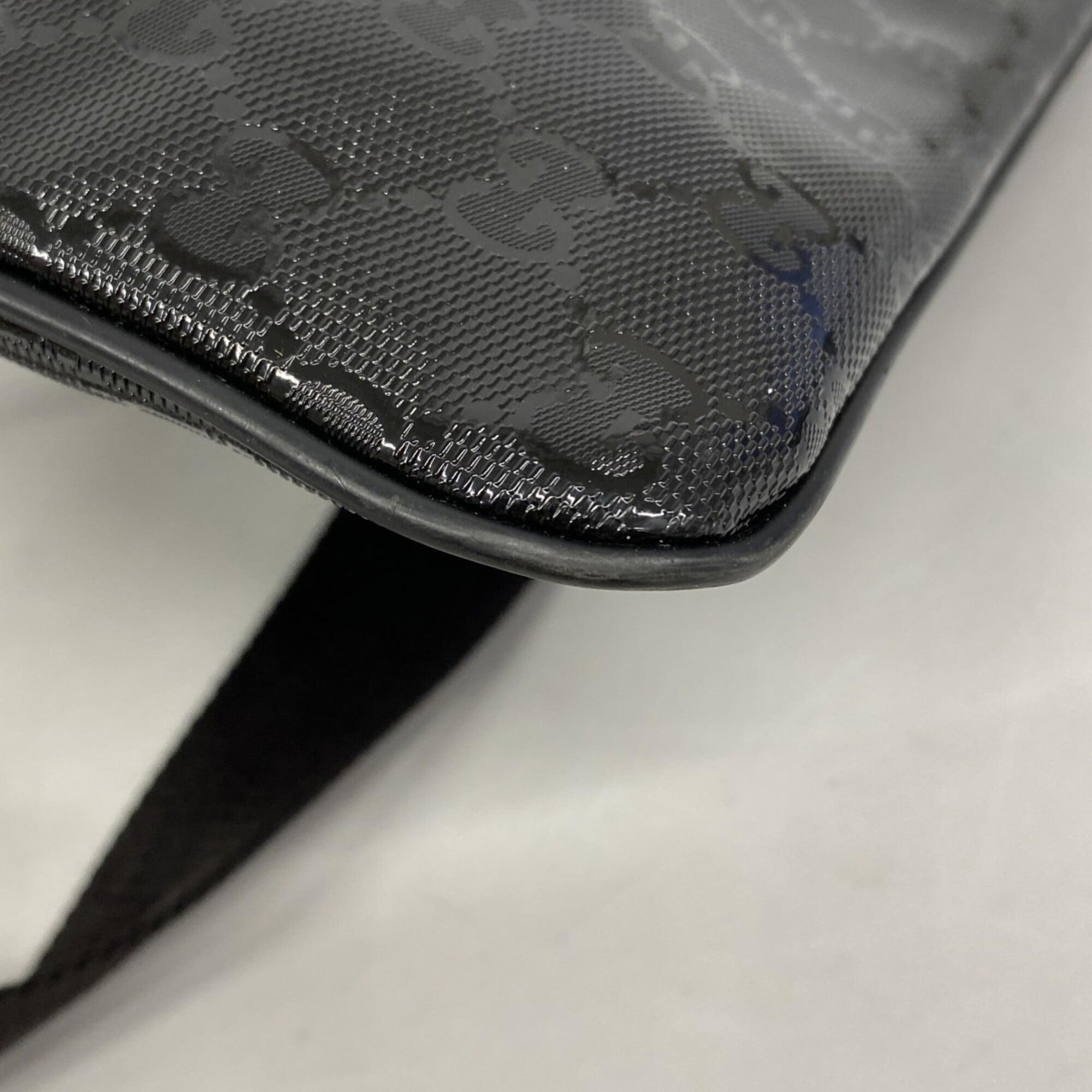 Gucci Black Pvc Shoulder Bag (Pre-Owned)