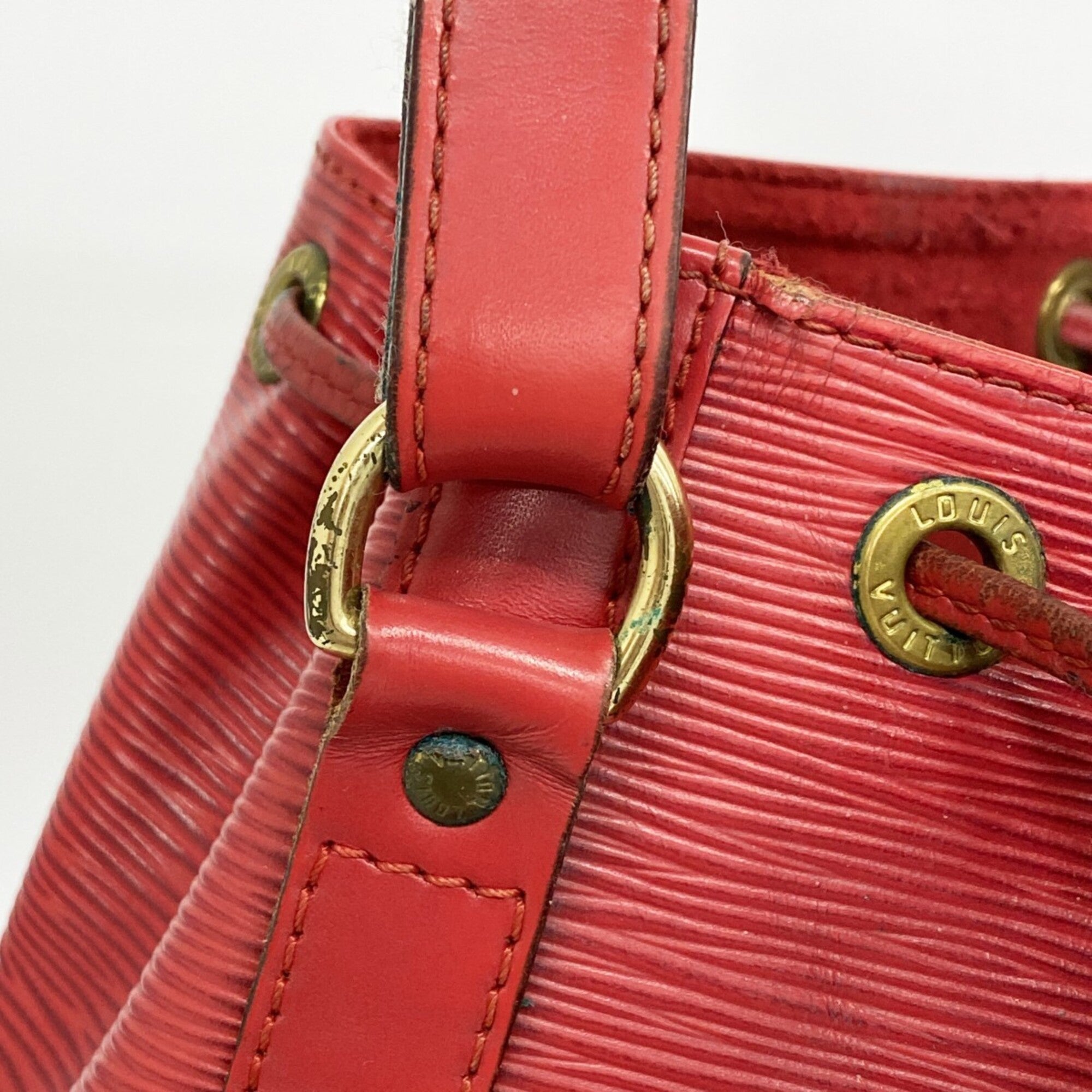 Louis Vuitton Castilian Red Shoulder Bag (Pre-Owned)