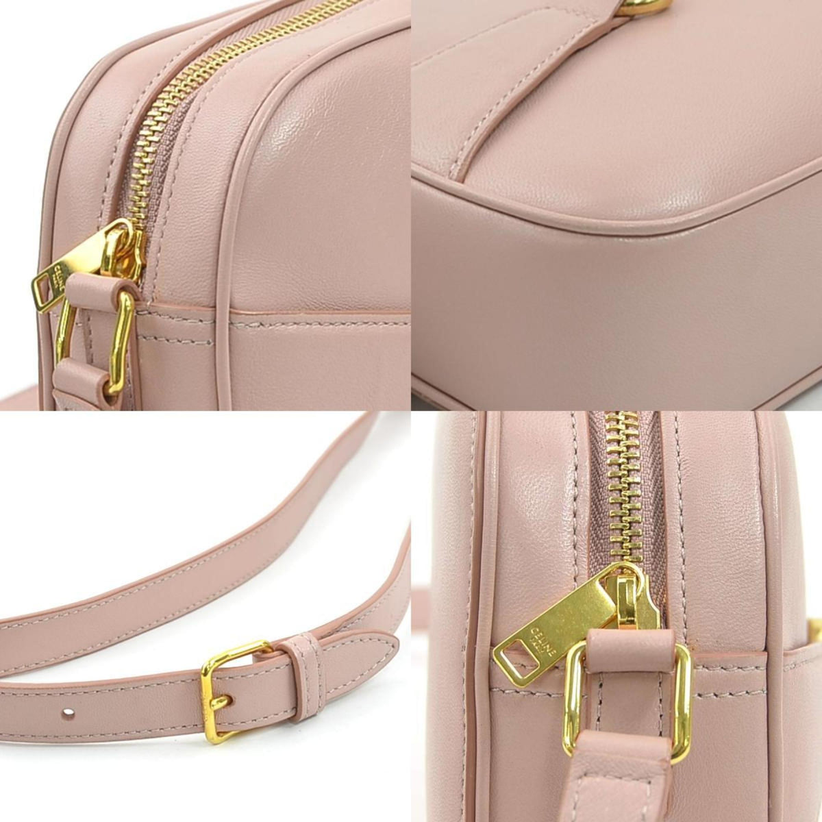 Celine Pink Leather Shoulder Bag (Pre-Owned)