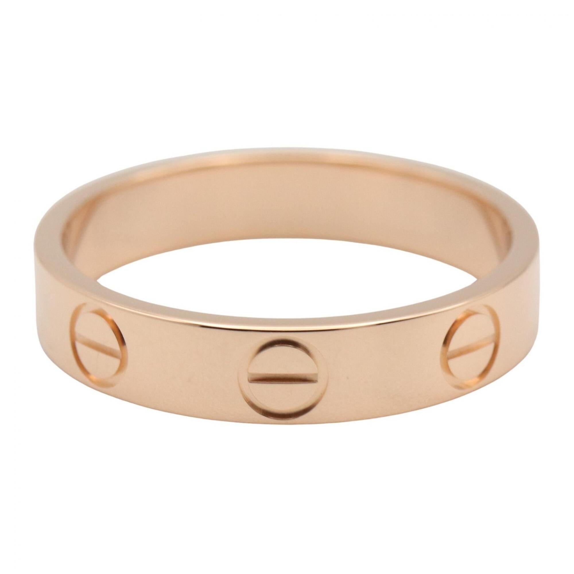 Cartier Gold Pink Gold (18K) Band Ring (Pre-Owned)