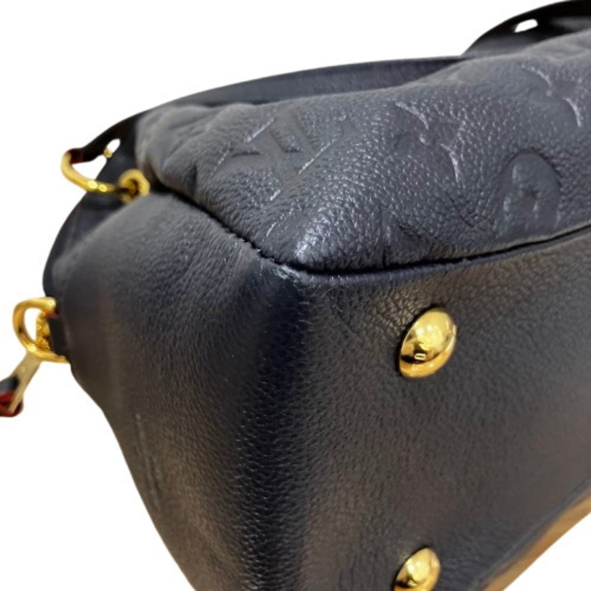 Louis Vuitton Black Monogram Empreinte Leather Handbag (Pre-Owned)