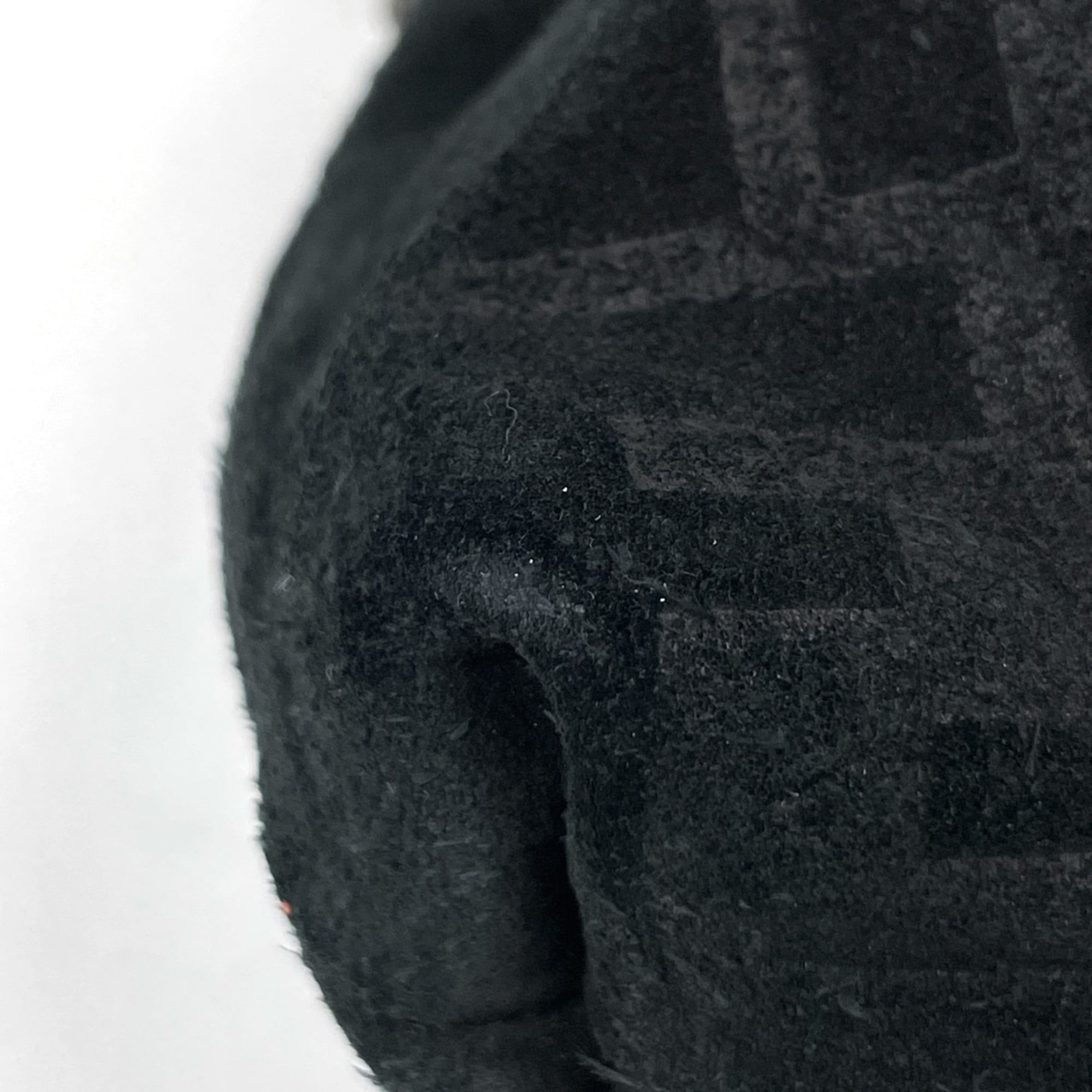 Fendi Zucca Black Suede Shoulder Bag (Pre-Owned)