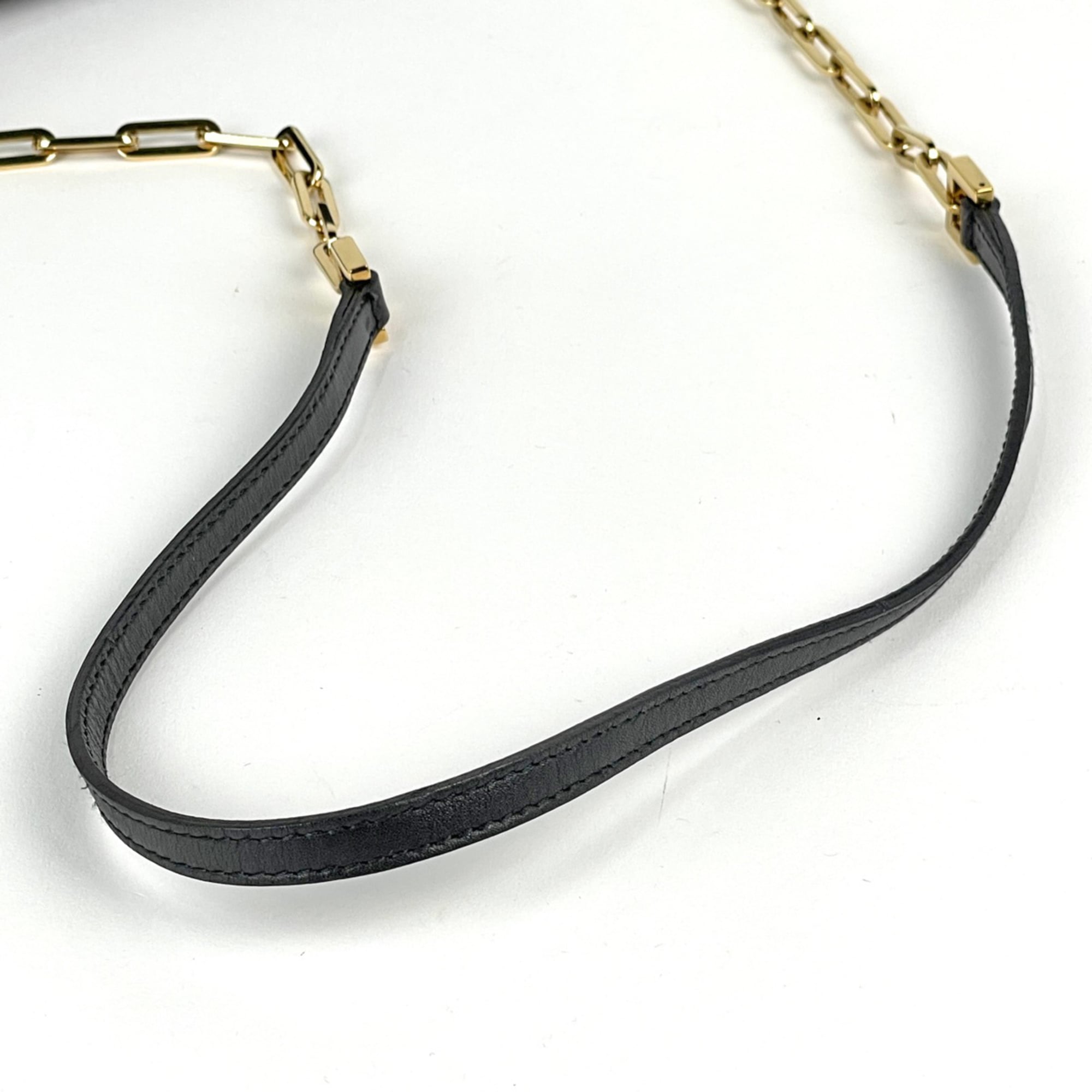 Gucci Black Gg Canvas Leather Shoulder Bag (Pre-Owned)