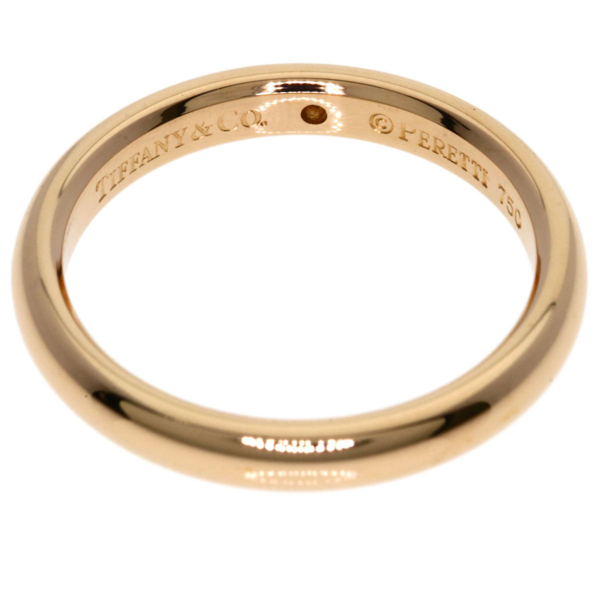 Tiffany Pink Gold (18K) Band Ring (Pre-Owned)