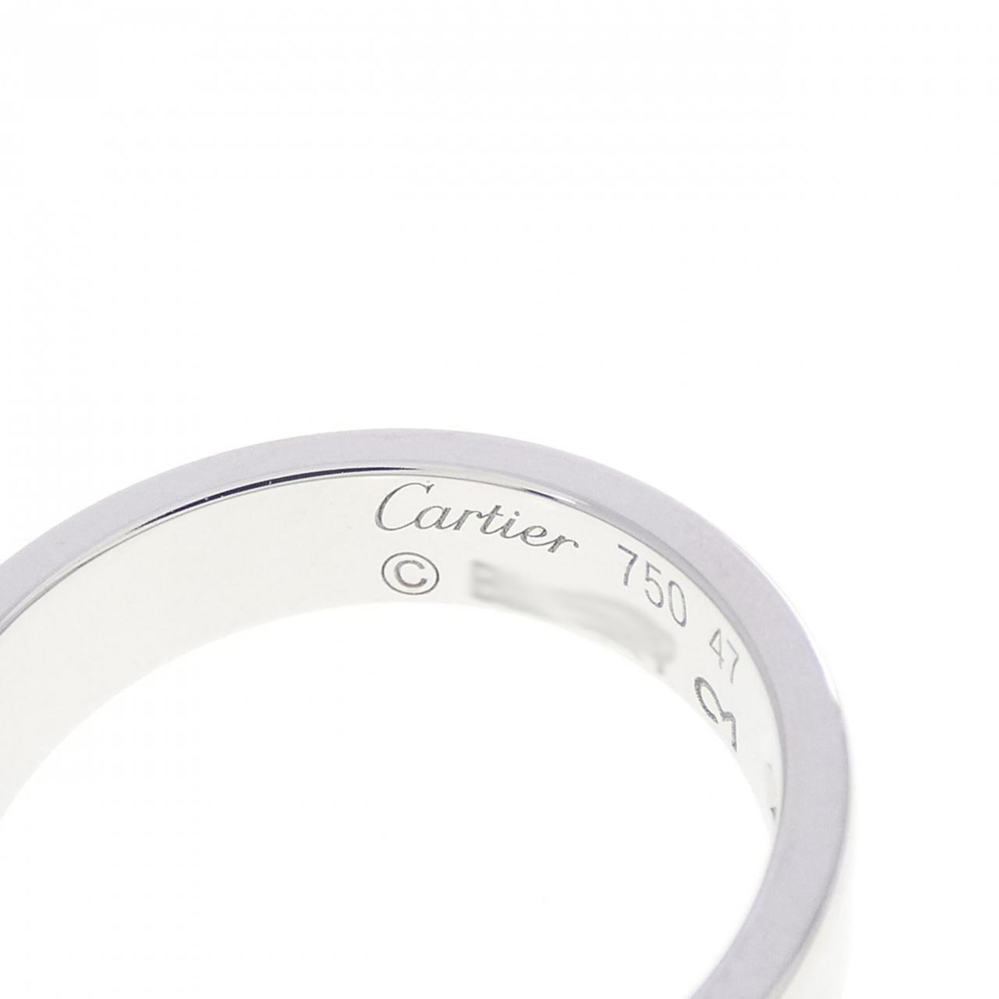 Cartier White Gold White Gold (18K) Band Ring (Pre-Owned)