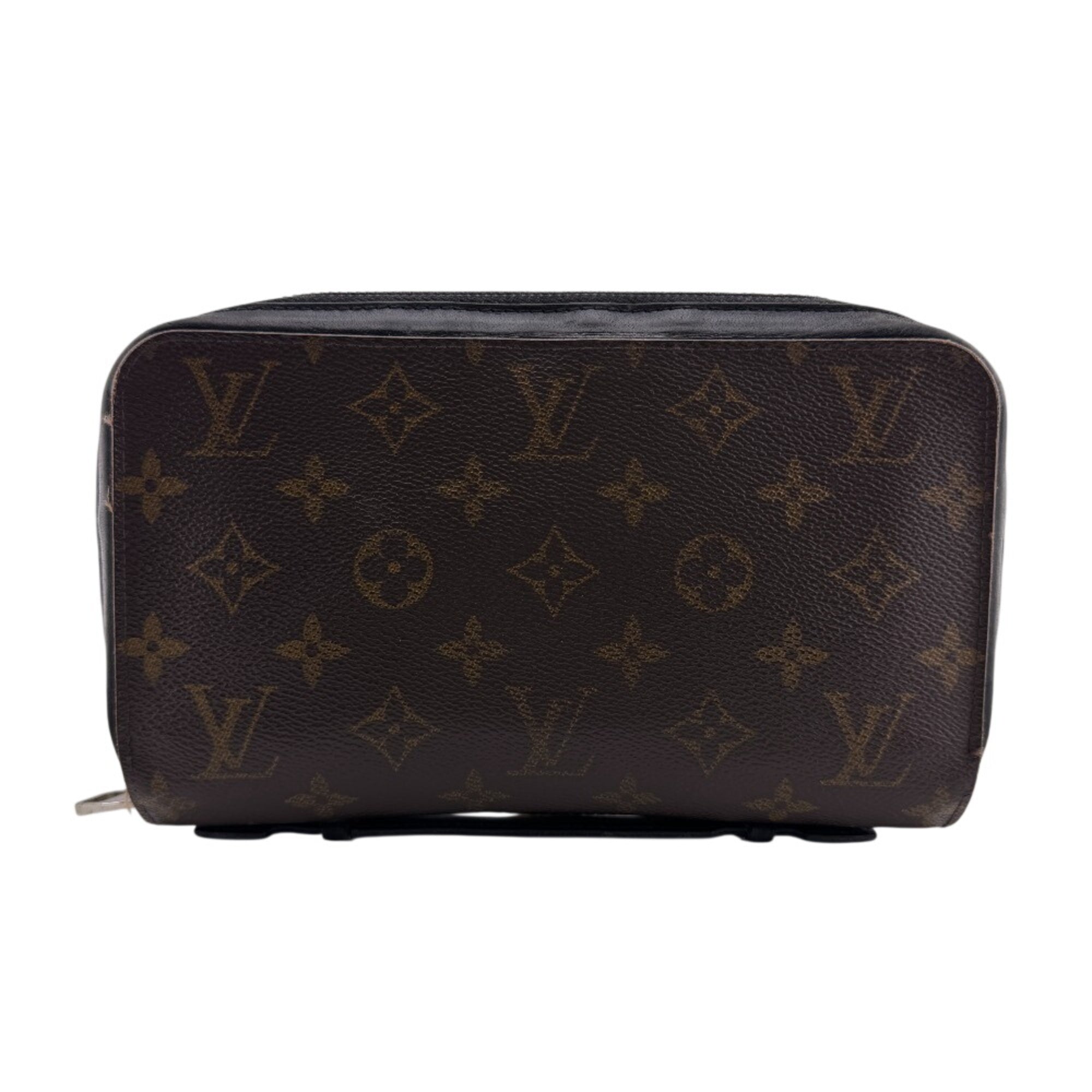 Louis Vuitton Brown Leather Clutch Bag (Pre-Owned)
