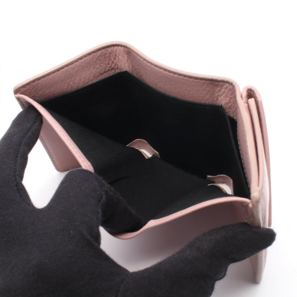 Balenciaga Pink Leather Wallet (Tri-Fold) (Pre-Owned)