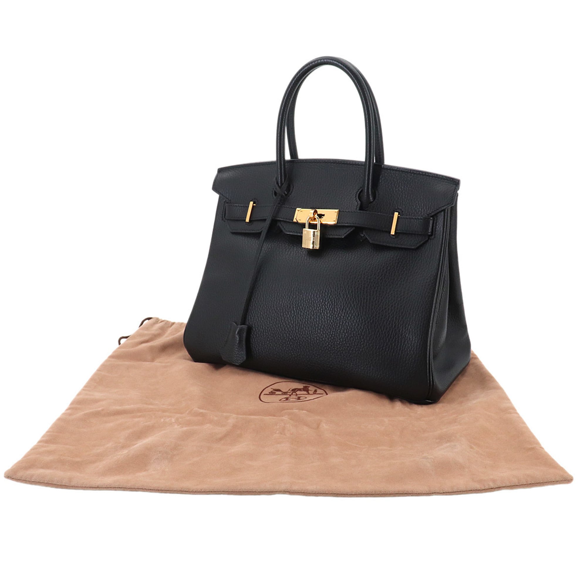 Hermes Black Ardennes Leather Handbag (Pre-Owned)