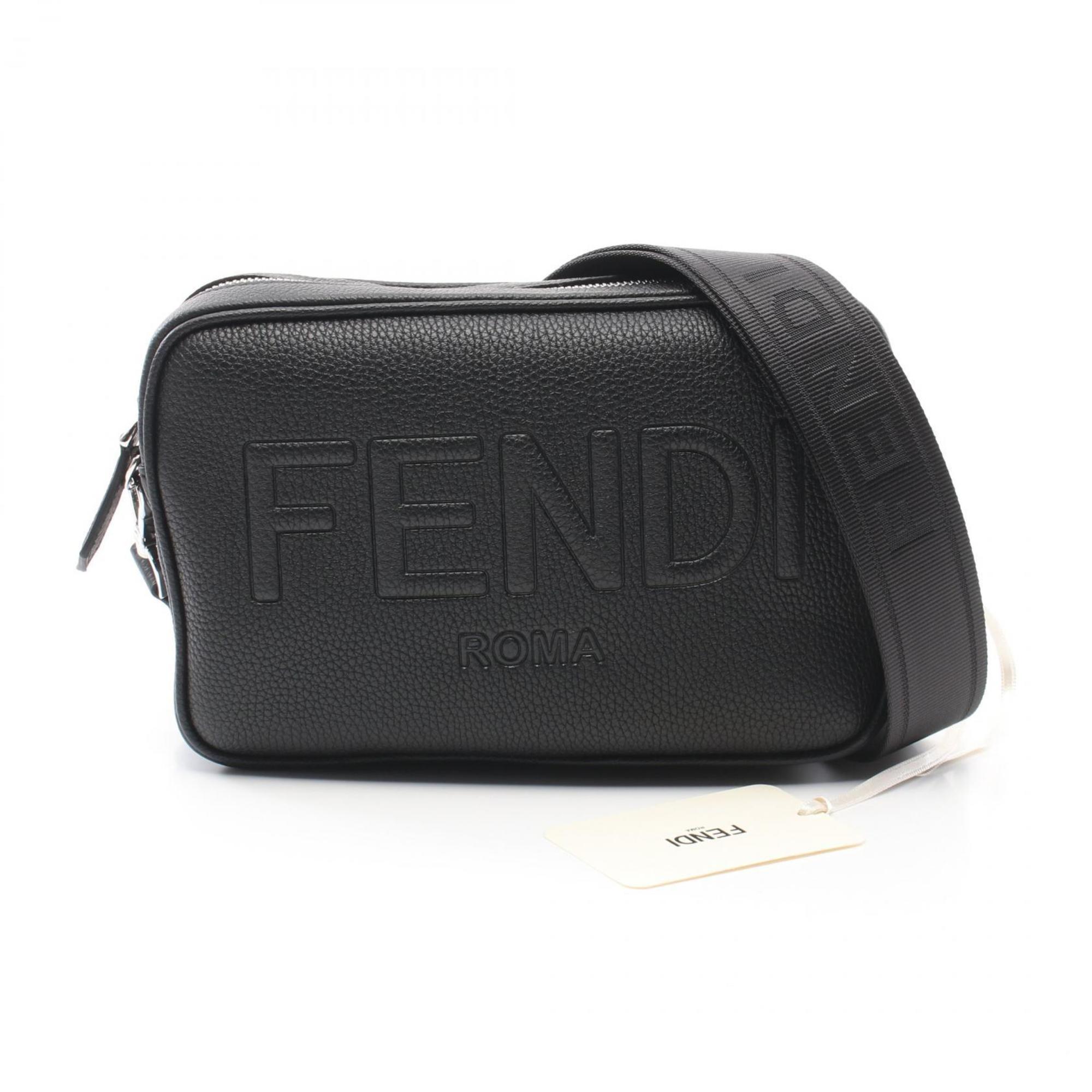 Fendi Black Leather Shoulder Bag